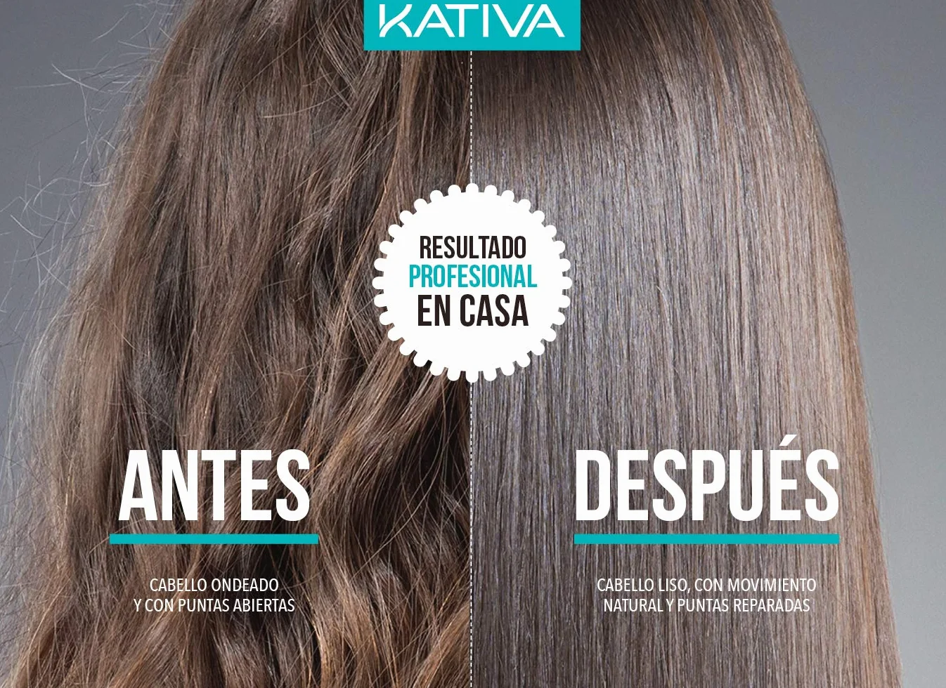 KATIVA Keratin Anti-Frizz Alisado Sin Plancha Repara Puntas 200 g