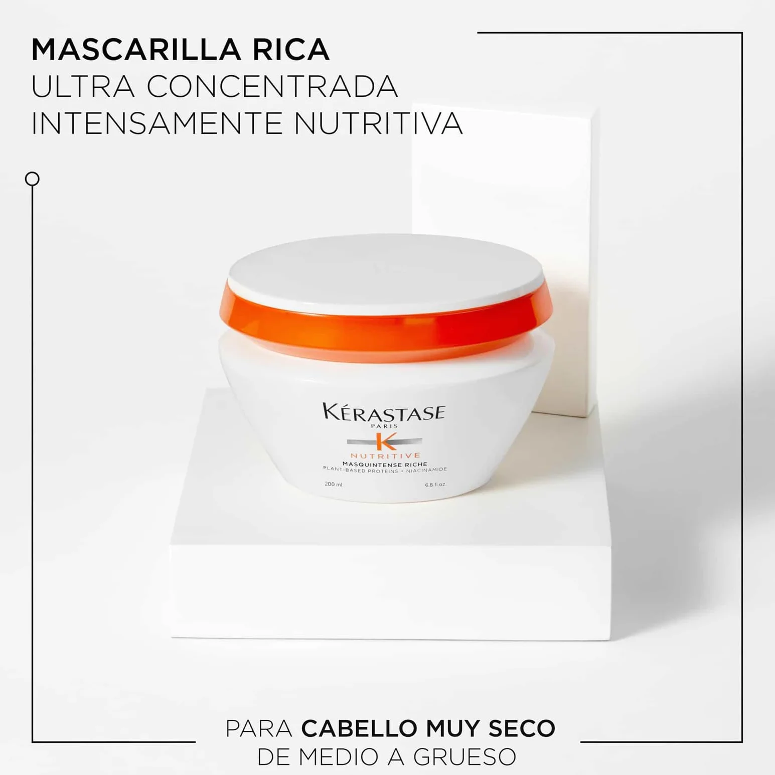 Kérastase Nutritive Masquintense Riche Mascarilla hidratante para Cabello seco 200 ml