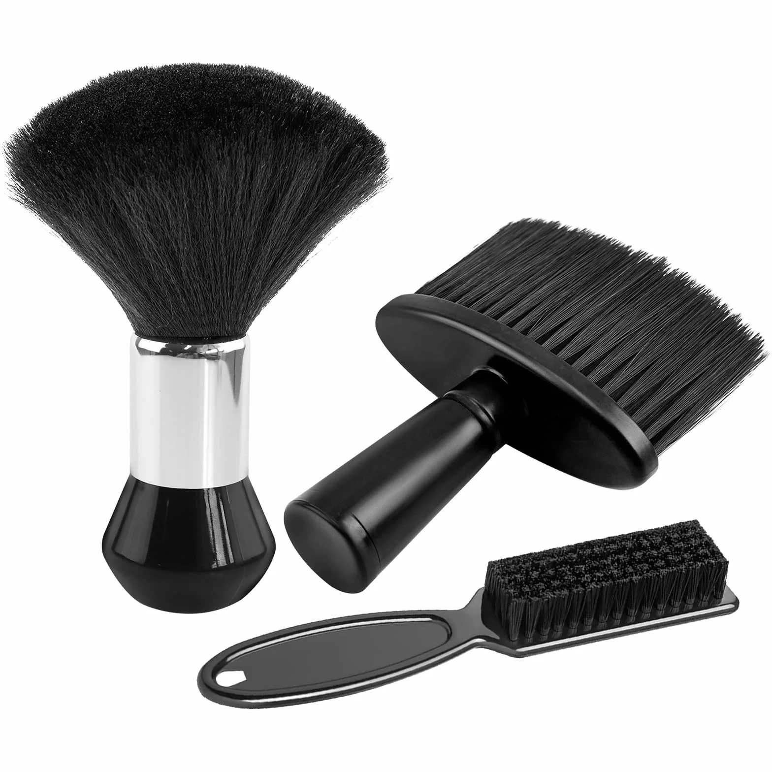 Cepillo para el cuello de peluquería suave para limpiar cabello roto