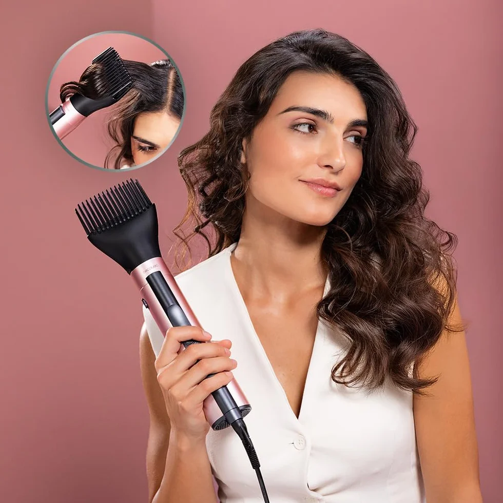 Cecotec Cepillo de Aire AirBrush 10in1 1200W CeramicCare Secador Alisador Rizador