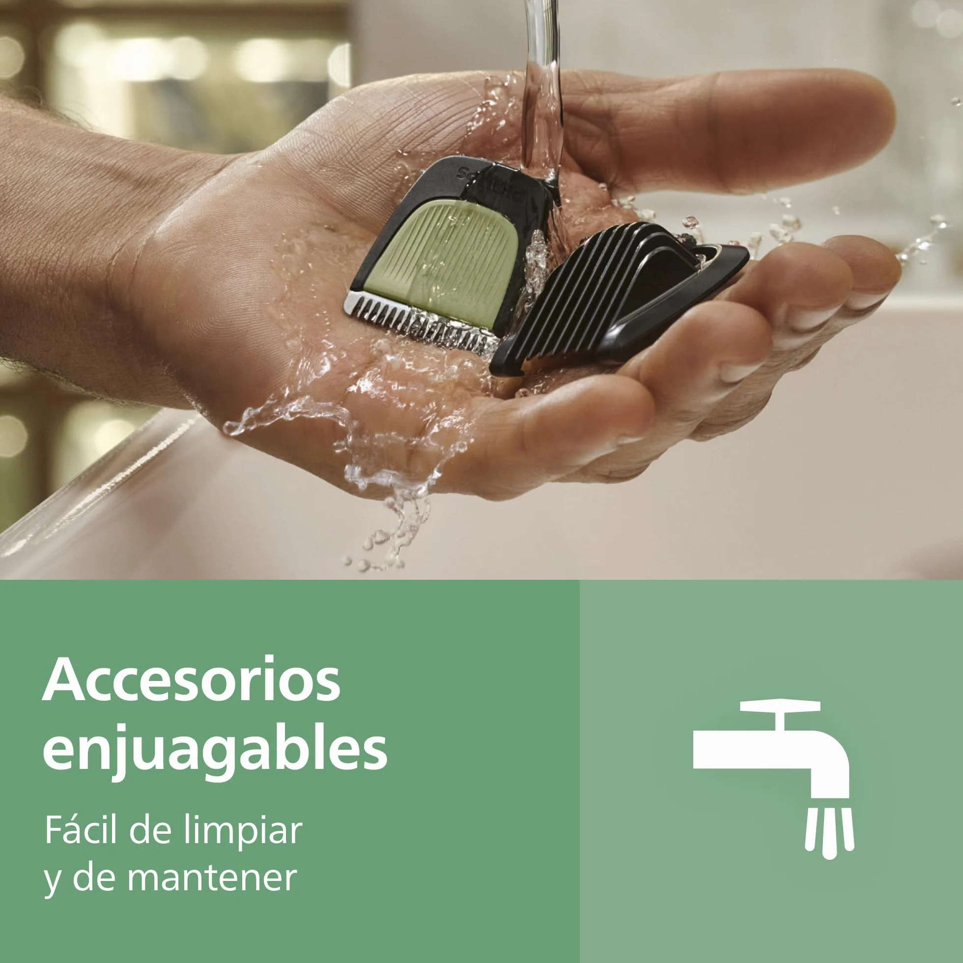 Philips Recortadora Todo En Uno Series 3000, Kit 7 en 1, Afeitadora y Cortapelos Hombre, MG3930/15