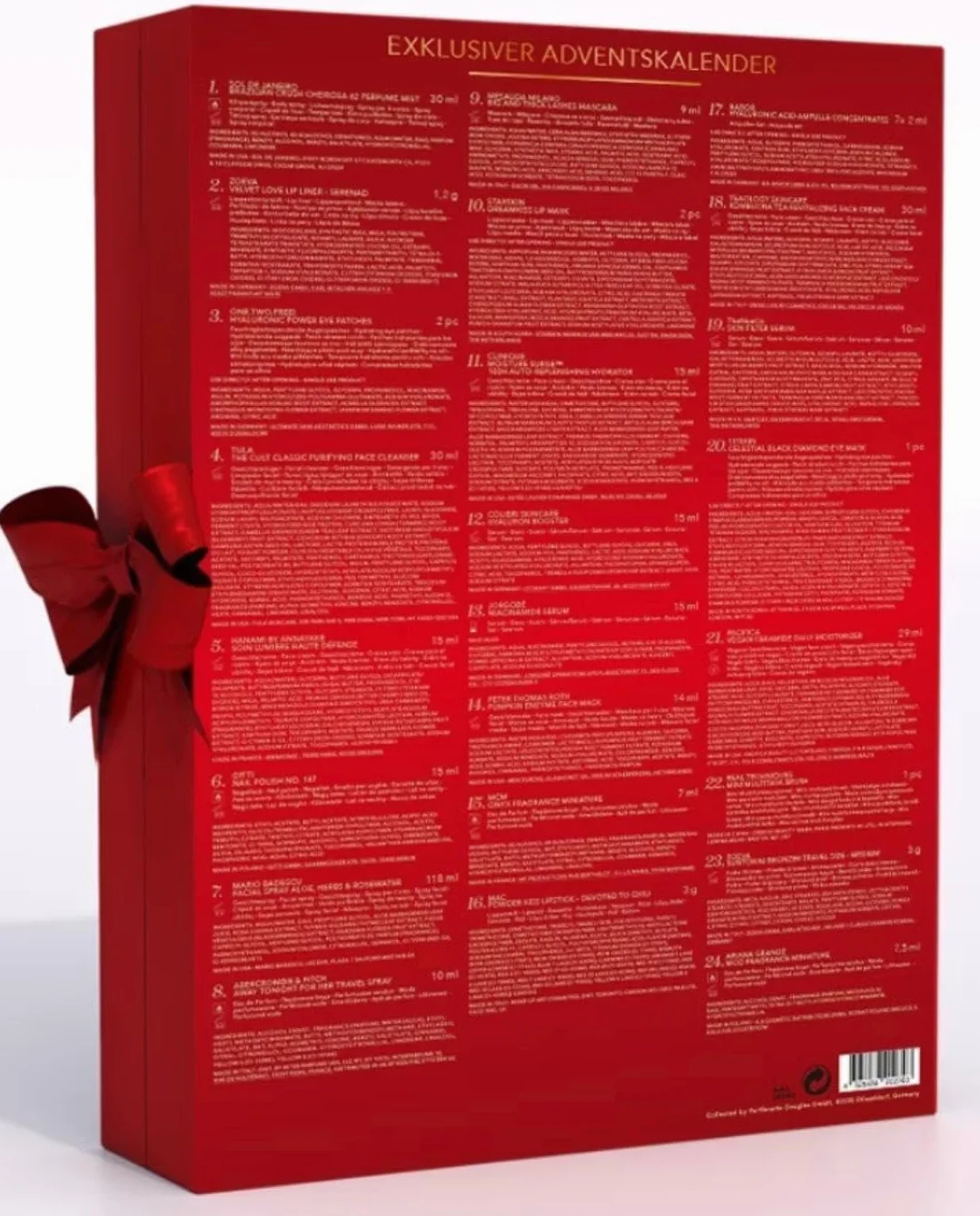Douglas Calendario de Adviento 2023 Beauty – Edición exclusiva – Mujeres + Niñas Cosméticos Calendario de Adviento – Valor 350 €, cuidado de mujer, calendario de Adviento para mujer