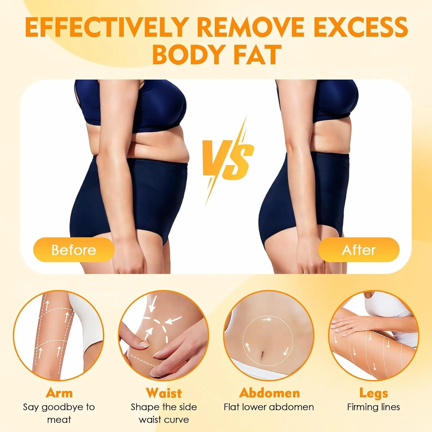 Parches Corporales para Abdomen, Cintura y Piernas - Moldeado Natural, Redefinición de Contornos, Uso Diario