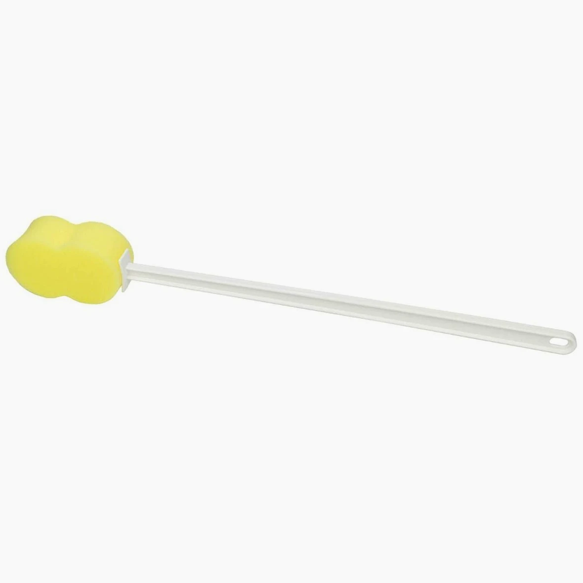 Sammons Preston Long Scrub Sponges, 22.5" Long Handled Washer and Scrubber Tool with Polyfoam Contour Sponge, Bath and Shower Cleaning Aid, Extended Reacher for Limited Range of Motion