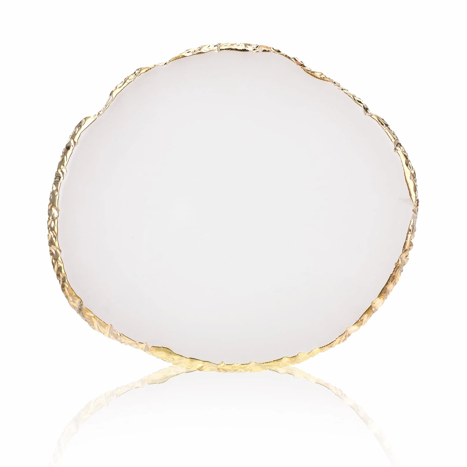 Paleta de resina para decoración de uñas, color dorado, Ouligay