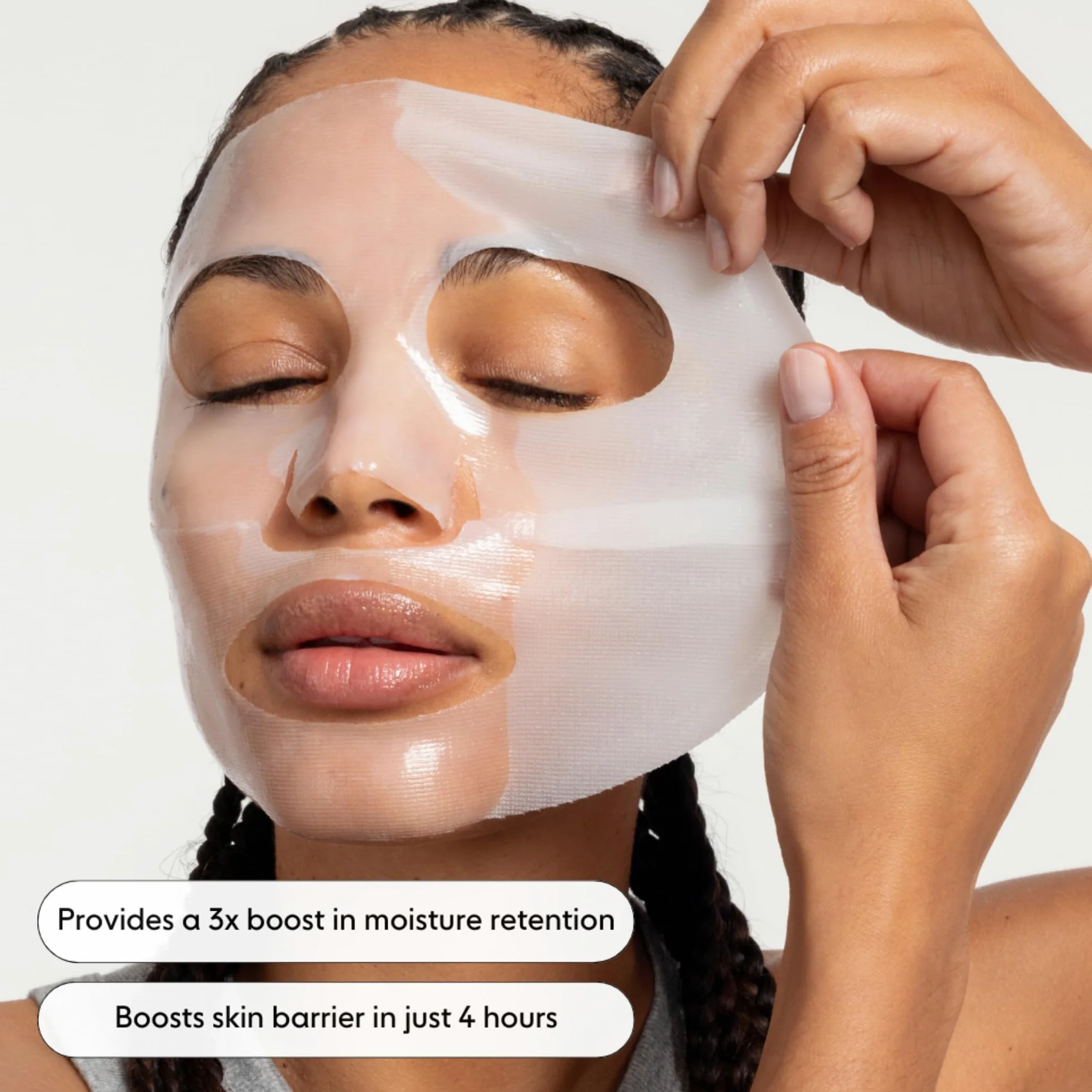 LOOPS - ¿Qué hace? Remoje tu piel con humedad al más alto nivel con Dew Cloud, nuestra mascarilla facial maravillosamente hidratante y rejuvenecedora. Formulada con nuestro Miracle
