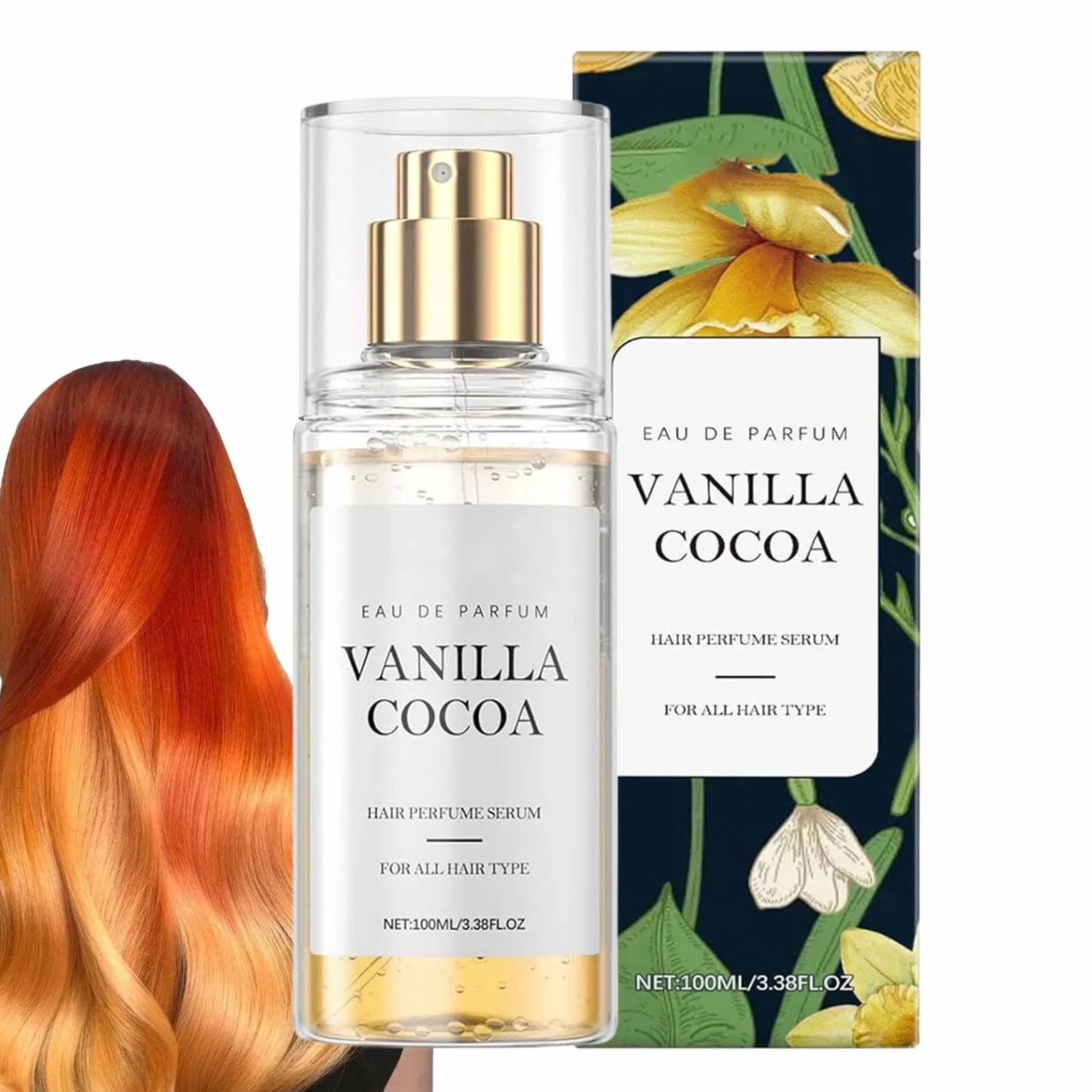 Perfume para el cabello en espray – Niebla aromática nutritiva de larga duración para mujer