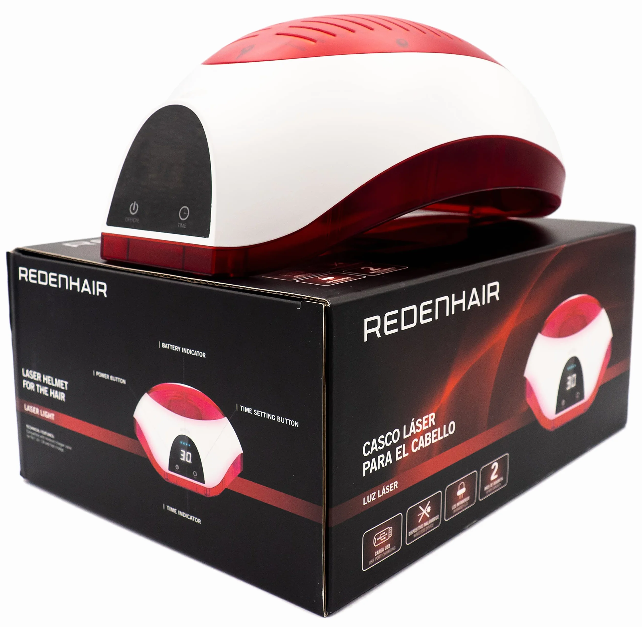 Casco Láser Capilar Redenhair para Crecimiento y Caída del Cabello