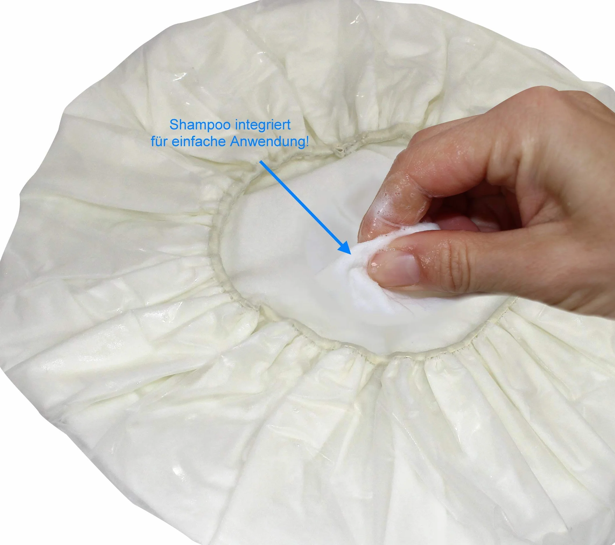 Noba lavado Gorra Gorra de baño Desechable COMPLETO haarpflegesystem Sin Enjuague - 24 Stück