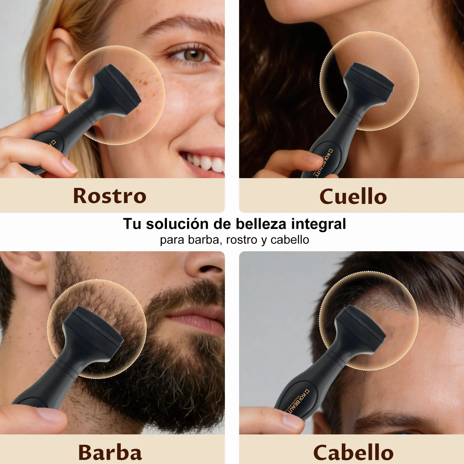 KOI BEAUTY Microneedling Derma Stamp 0.5-175 aguja de titanio Dermapen para cabello, barba, cara y cuerpo