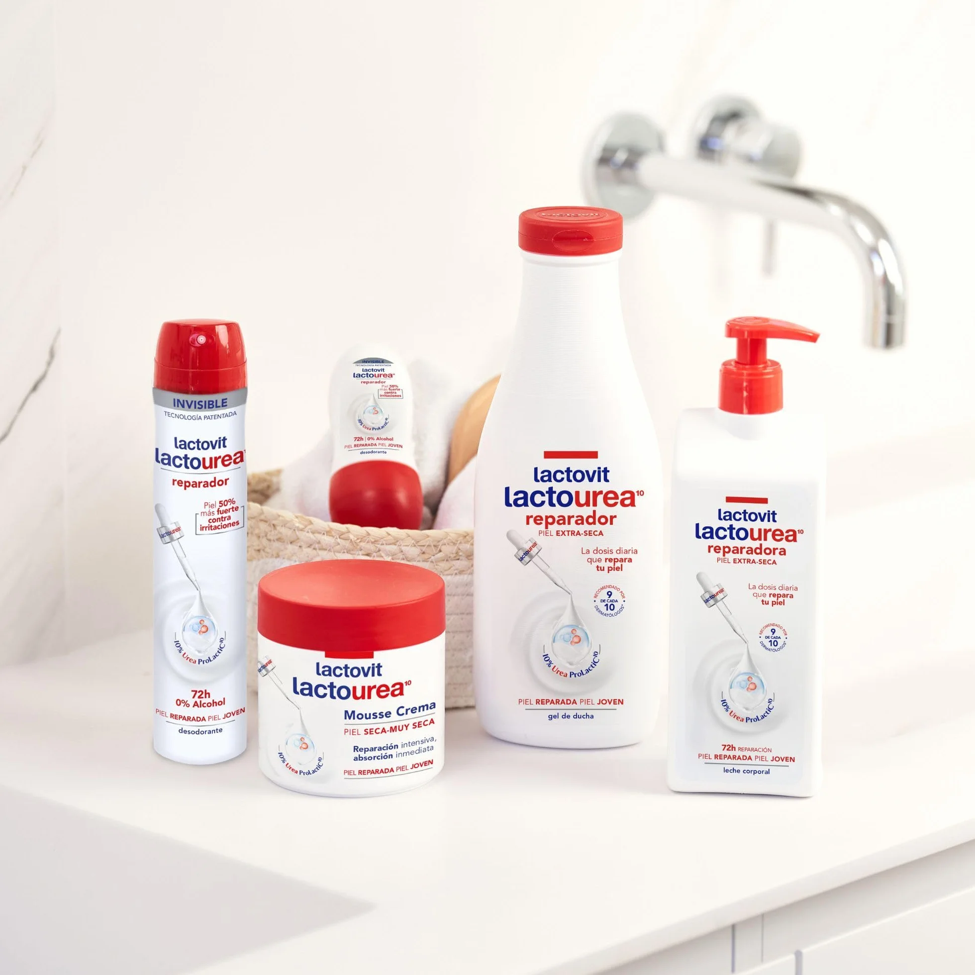 Lactovit Gel de Ducha Reparador Lactourea para Piel Muy Seca 550 ml