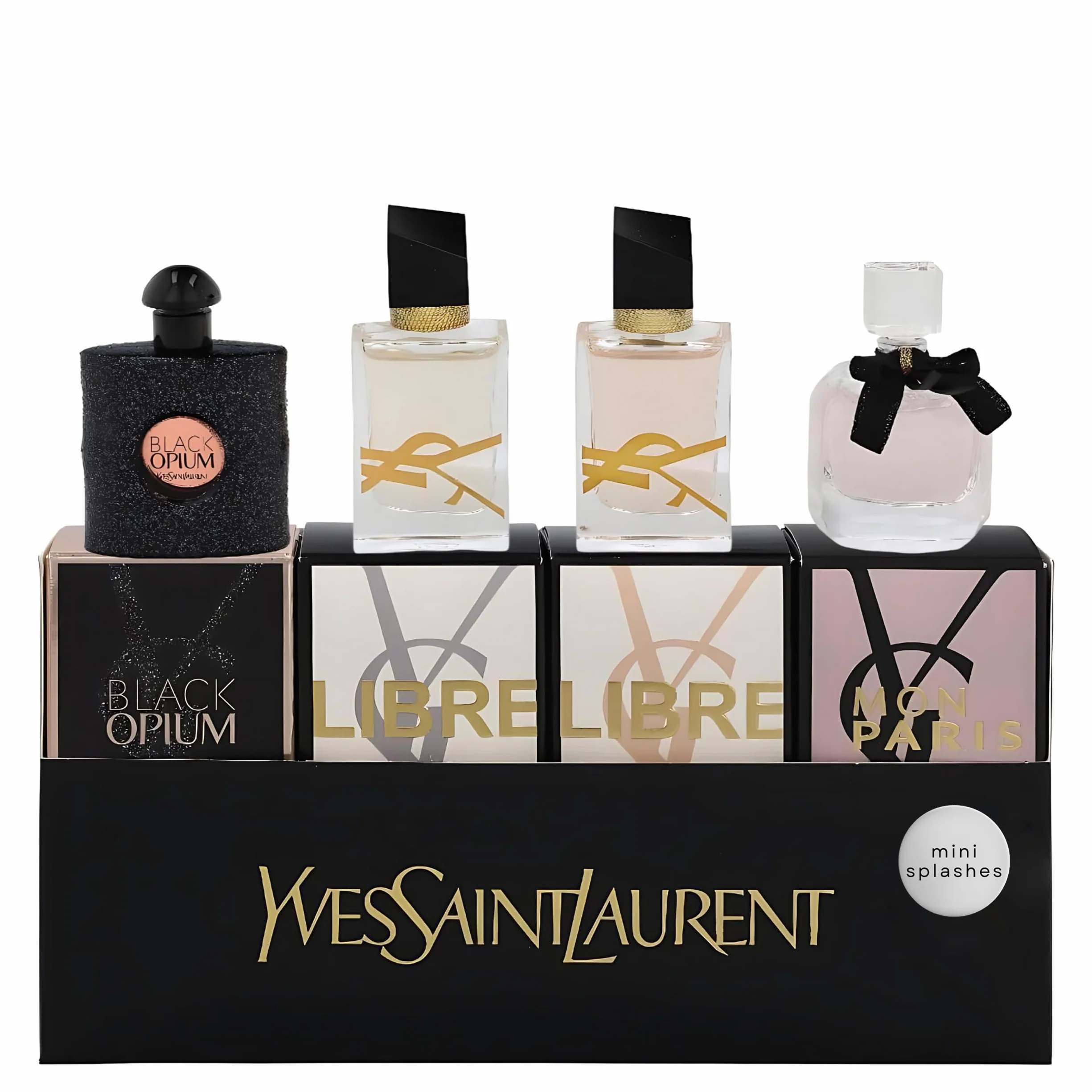 Yves Saint Laurent Miniature Gift Set 7.5ml Libre EDT EDP Mon Paris Black Opium