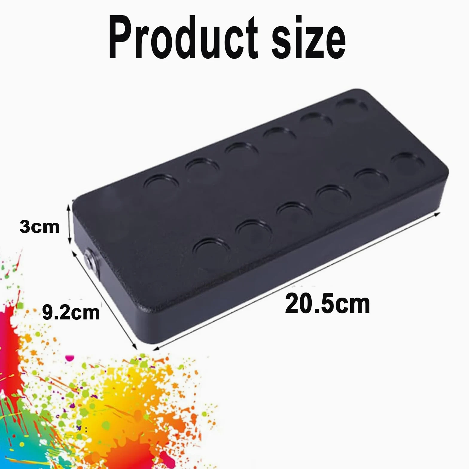 Mezclador De Pigmentos De Tinta De Tatuaje, Máquina De Mezclado De Tinta Eléctrica, Puede Contener 12 Tazas De Color, Equipar 40 Tazas De Color Y 200 Varillas Magnéticas