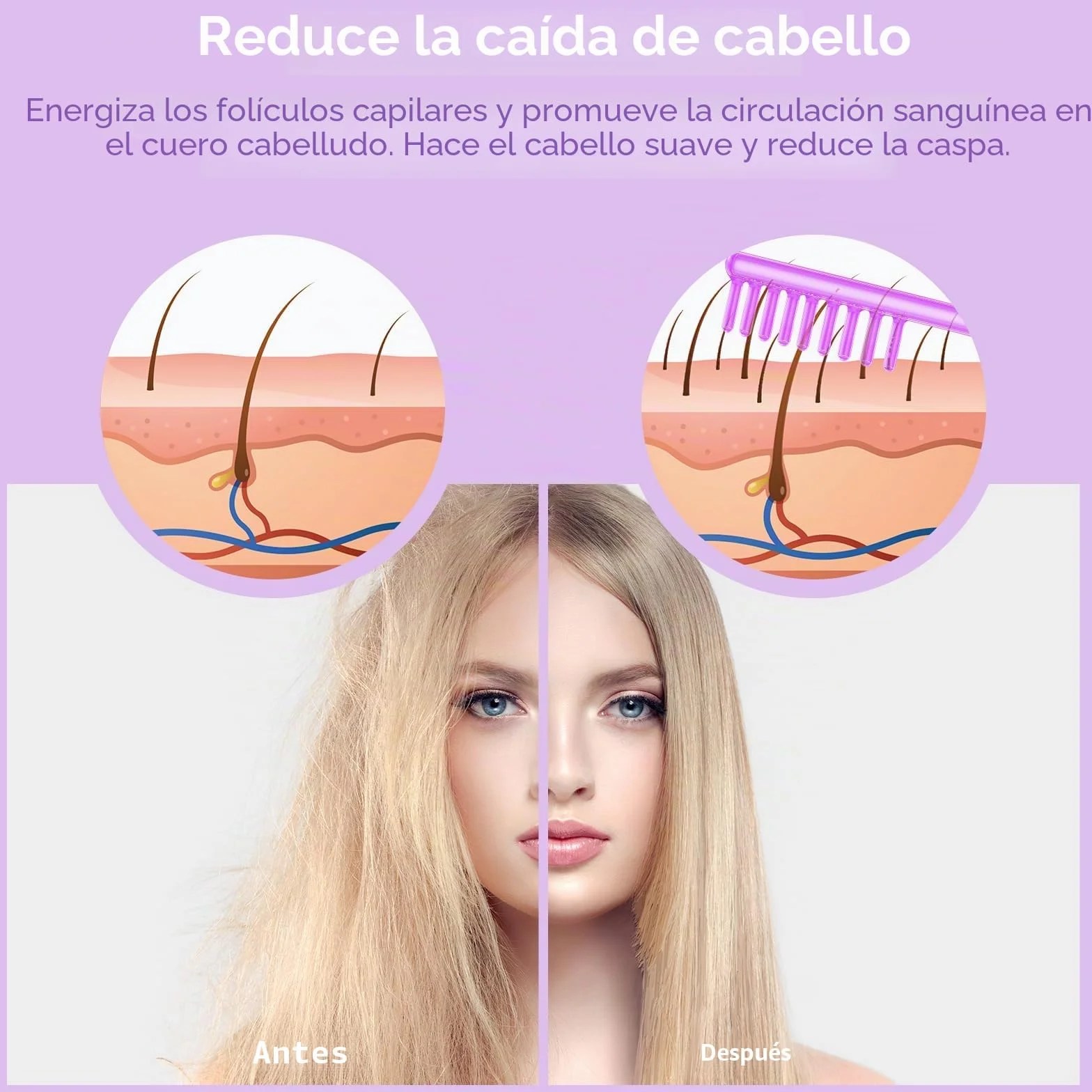 iklestar Alta Frecuencia Facial Profesional Aparato Capilar con 4 Electrodos, Portátil Masaje Facial Cuidado de la Piel
