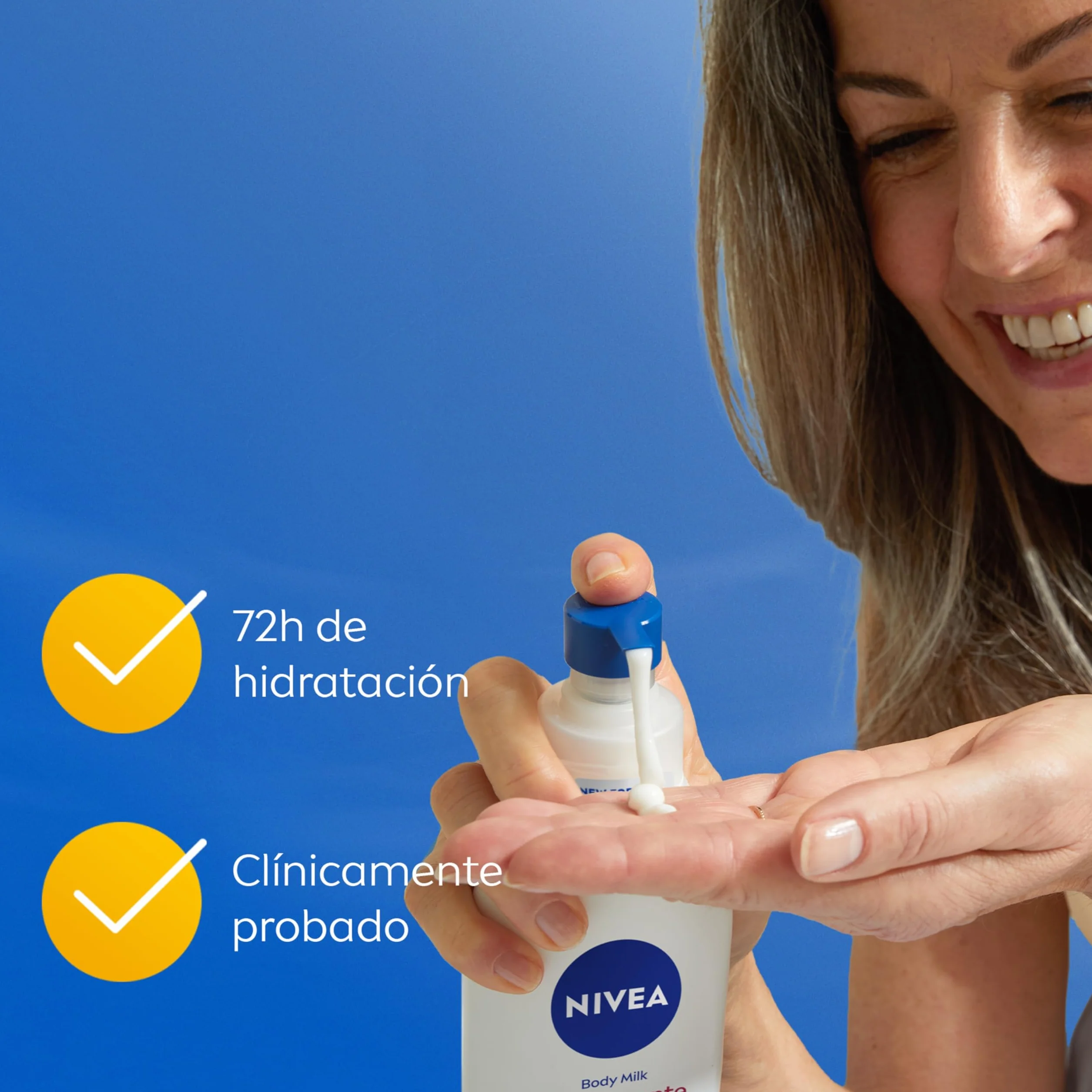 NIVEA Q10 Aceite de Argán Body Milk Reafirmante 400 ml loción corporal para piel seca
