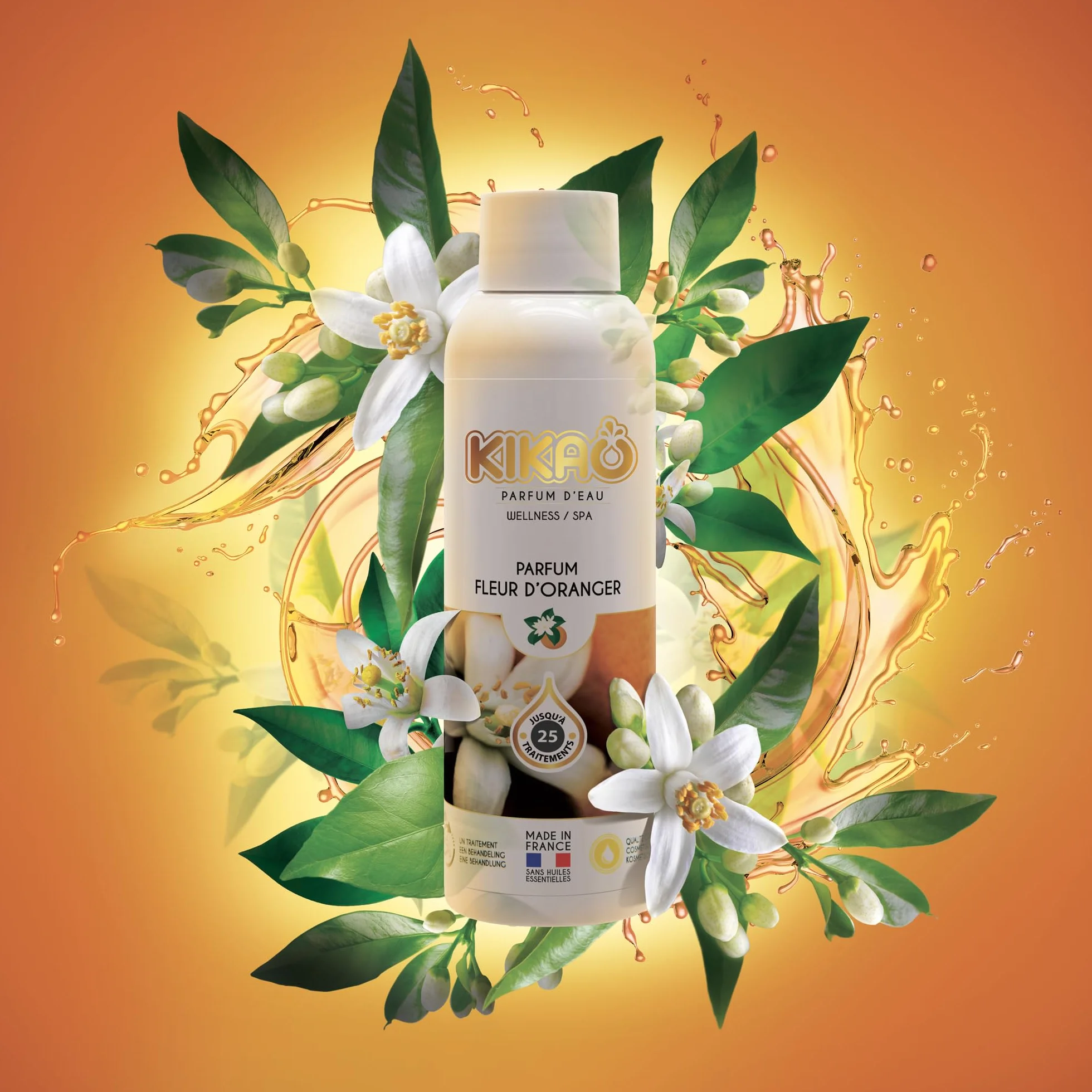 KIKAO Perfume para spa y piscina Flor de naranjo 125 g