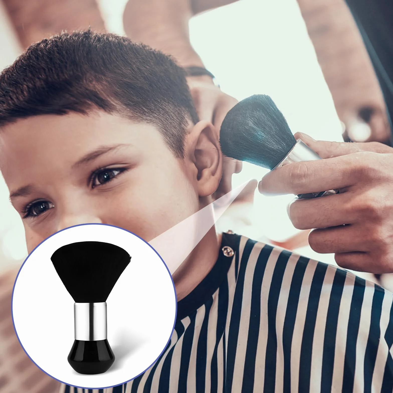 Cepillos De Cuello Para Peluquería Barberia Accesorios 3 Piezas Brocha Para Quitar Pelos