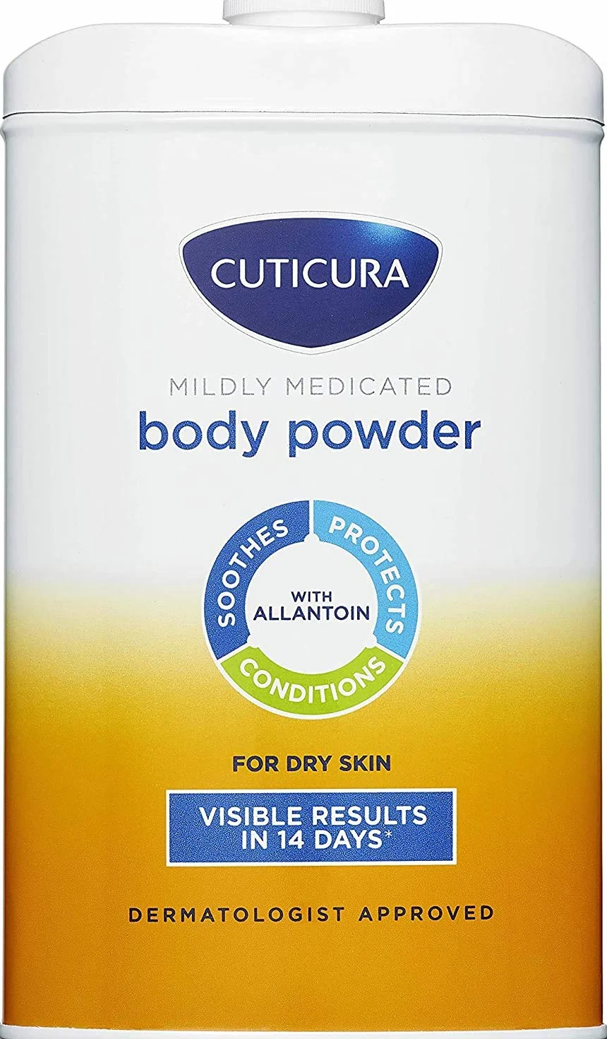 Cuticura Talco ligeramente medicado 250 g 3 paquetes