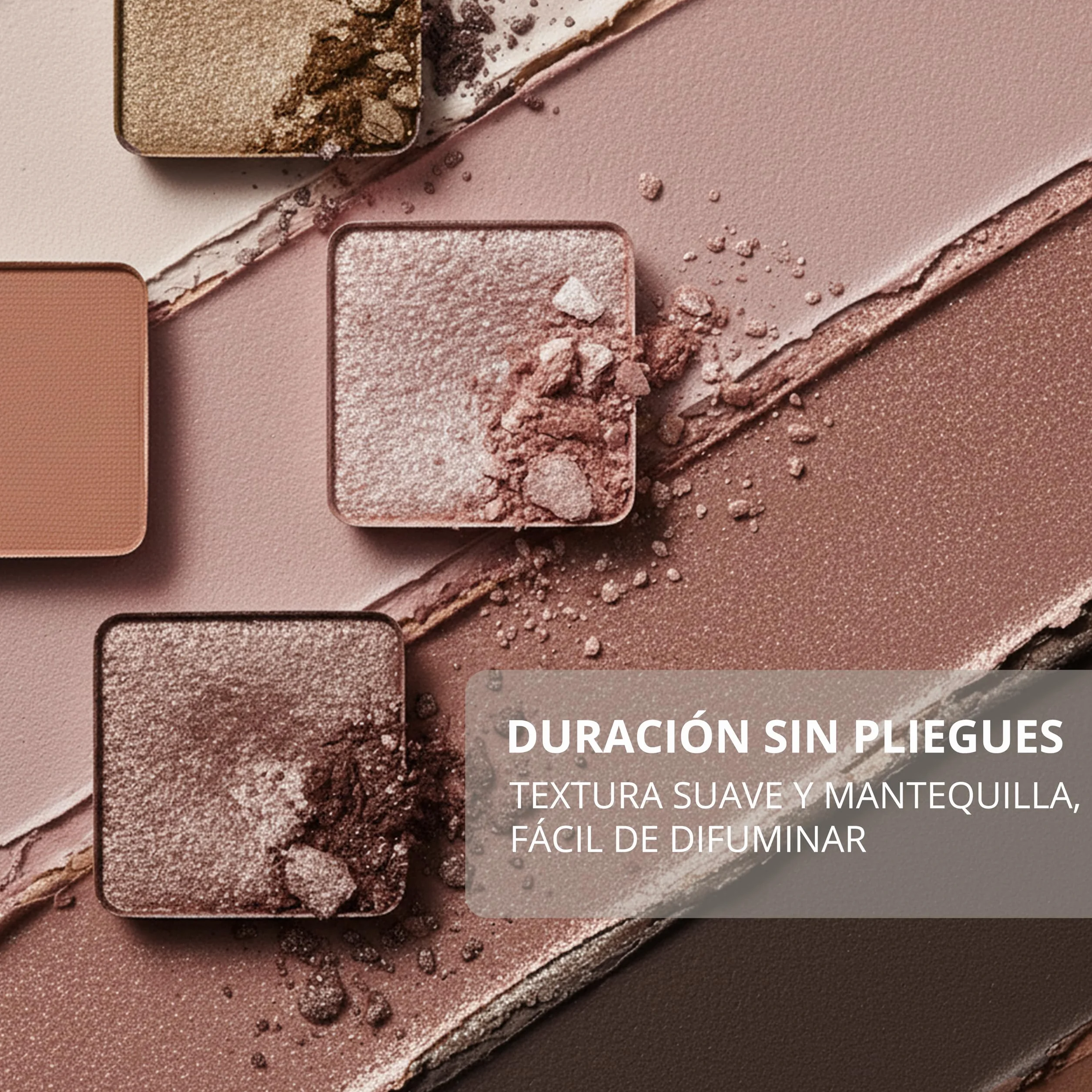 Paleta de Sombras de Ojos Profesionales 12 Colores Fríos Opacos y Brillantes Tamaño Viaje
