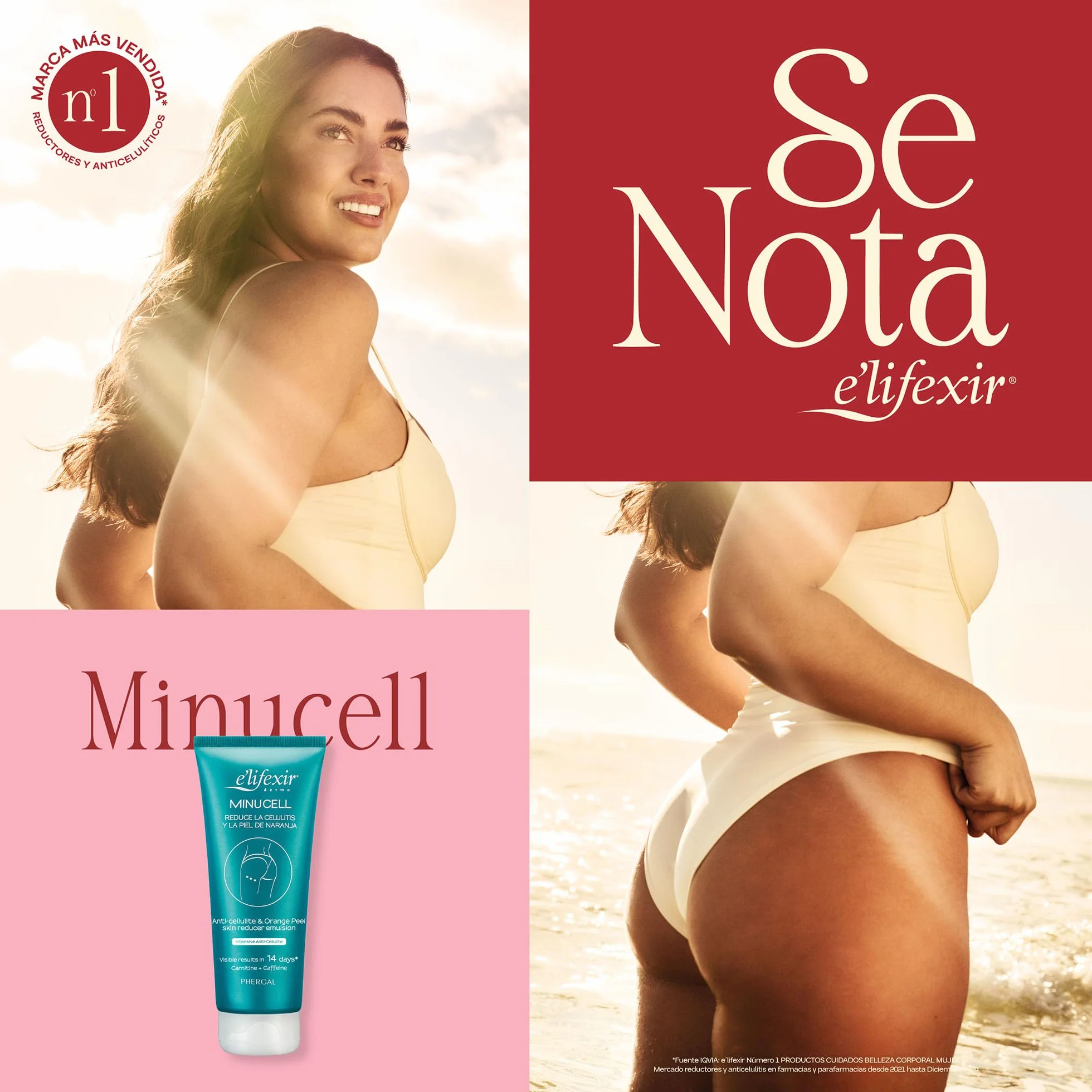 Elifexir Minucell Crema Anticelulítica 200ml Tensa Remodela Reduce Celulitis