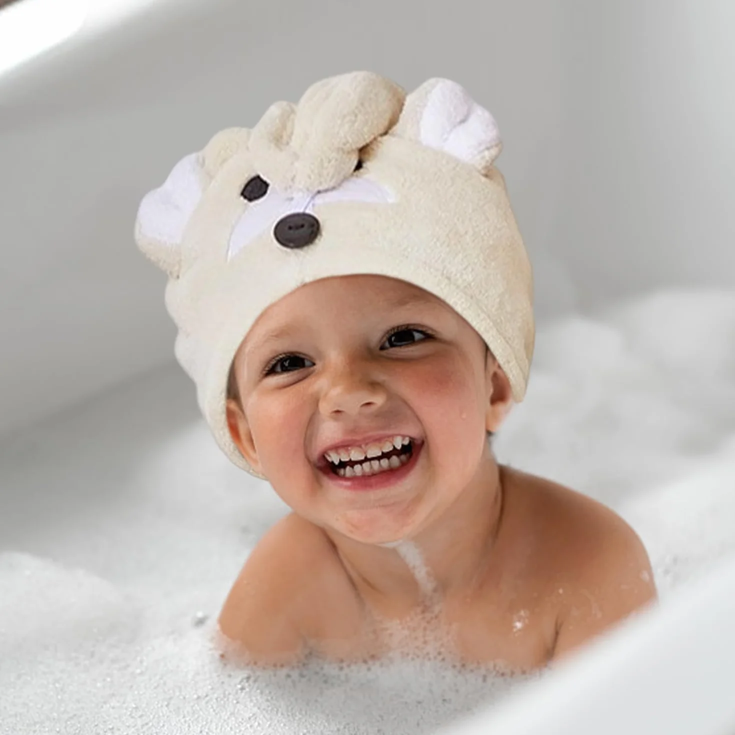 Toallas de Pelo de Vellón Coralino para Secado Rápido para Niños, Suaves y Absorbentes