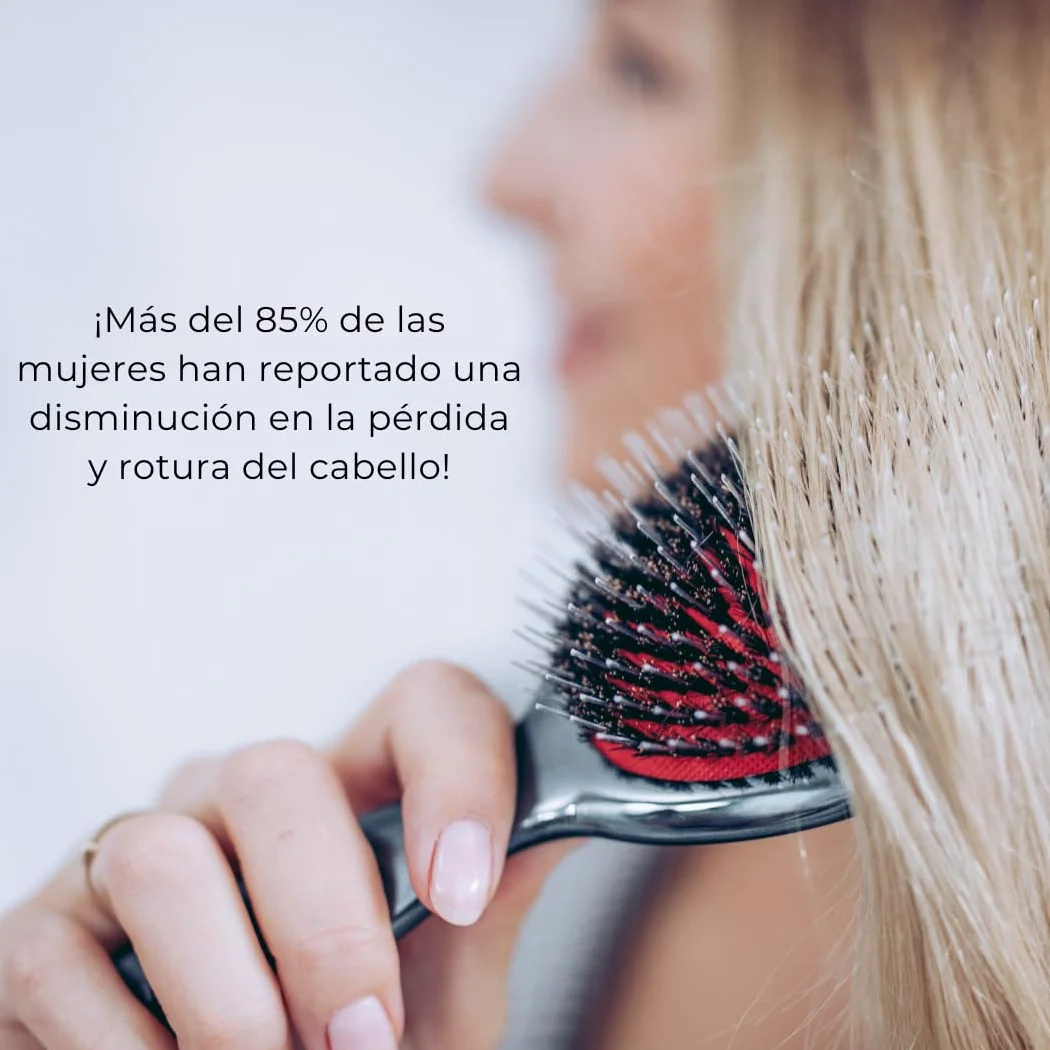 MISEL Cepillo Profesional de Cerdas de Jabalí para Mujeres y Hombres | Desenreda Todo Tipo de Cabello Natural y Extensiones | Reduce la Rotura | Aprobado por Salones | Grande