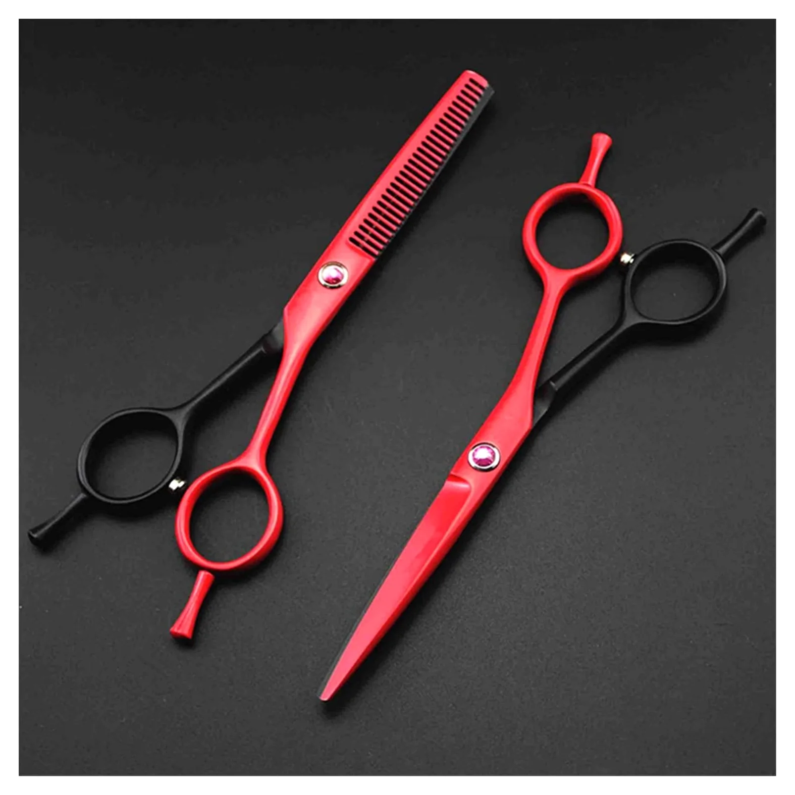 Tijeras de peluquería de 5,5 Pulgadas, Tijeras de peluquería, Adelgazamiento del Cabello, Tijeras de peluquería, Tijeras de peluquería, Tijeras de Corte de Pelo (Corte)