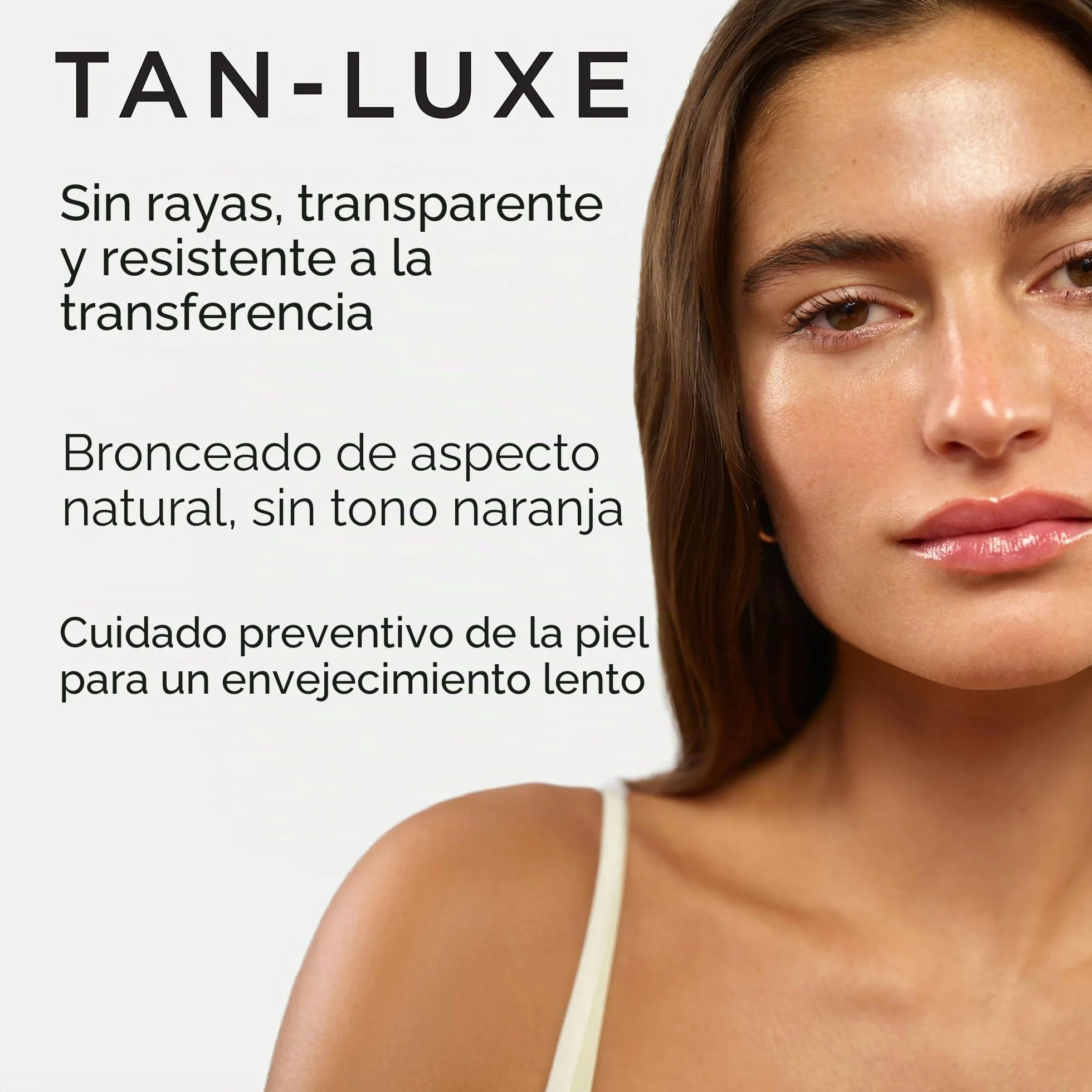 TAN-LUXE THE WATER agua autobronceadora, ligera/media (200 ml), agua autobronceadora, libre de crueldad animal y vegana