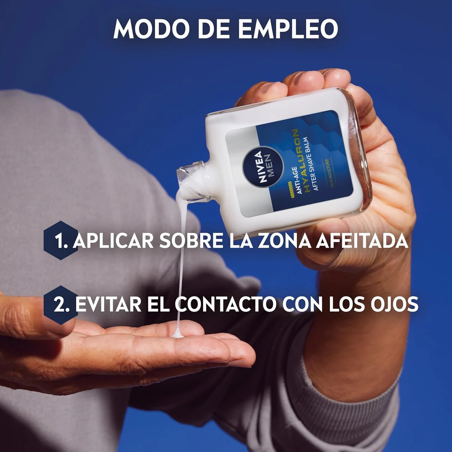 NIVEA MEN Hyaluron Bálsamo After Shave Antiedad con Ácido Hialurónico 100 ml