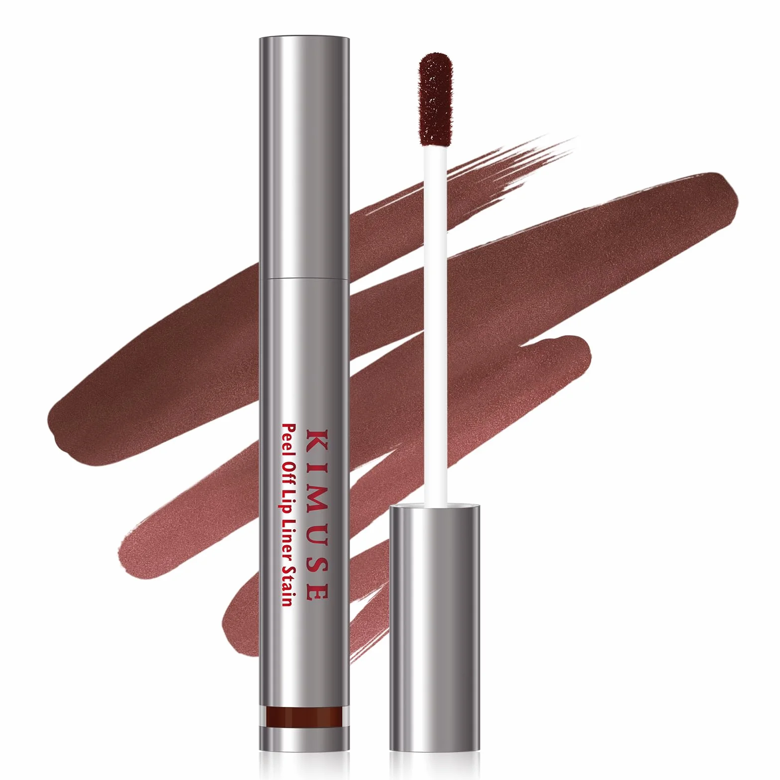 KIMUSE Peel Off Lip Liner Stain, Lápiz de Contorno de Labios Extraíble, Mate, Impermeable, Larga Duración