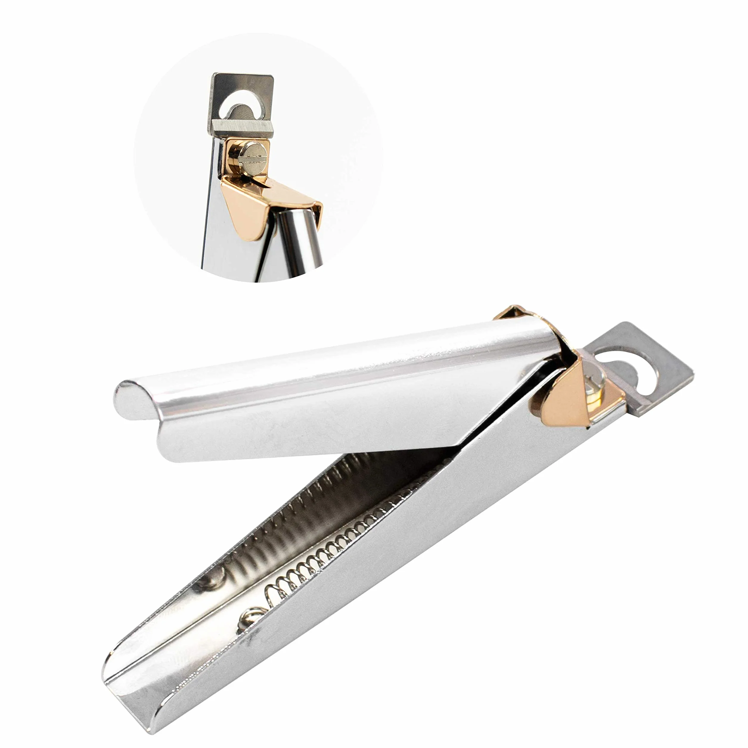 TRIXES Cortaúñas de Acrílico de 3 Vías para Uñas Acrílicas - Acero Inoxidable Herramienta Profesional de Manicura y Pedicura