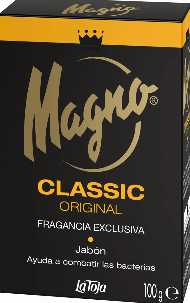 Magno Jabón de manos 2 pastillas 100 gr Fragancia exclusiva permanente