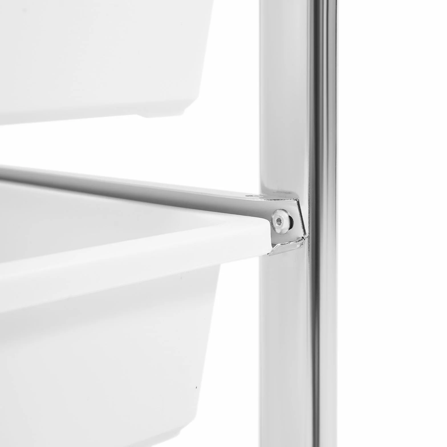 Carro de manicura regulable en altura blanco 100 kg 3 capas ruedas bandeja 20,87-30,31 pulgadas 12,2 x 14,96 x 17,32 pulgadas