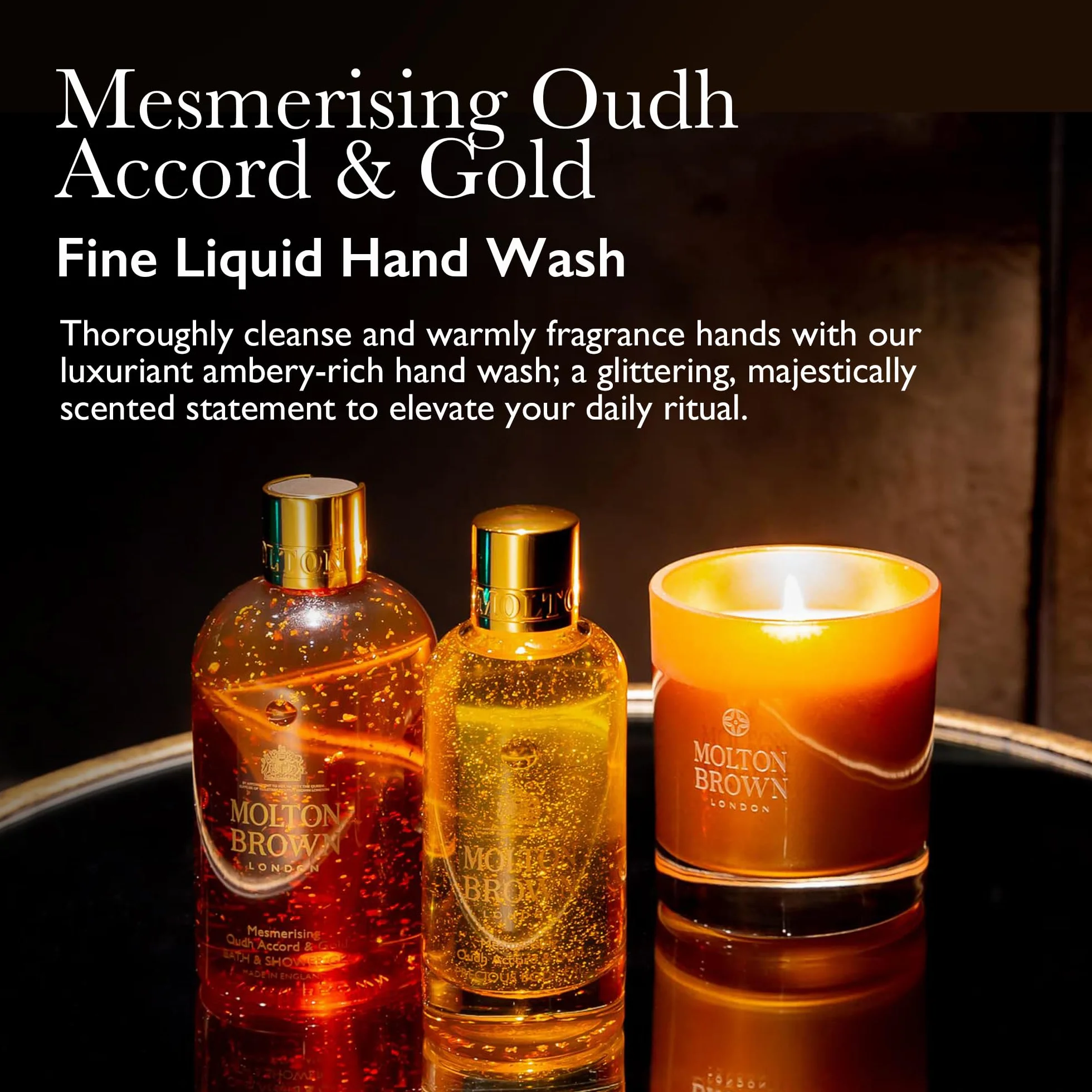 Molton Brown Mesmerising Oudh Accord & Gold Jabón de manos líquido 300 ml