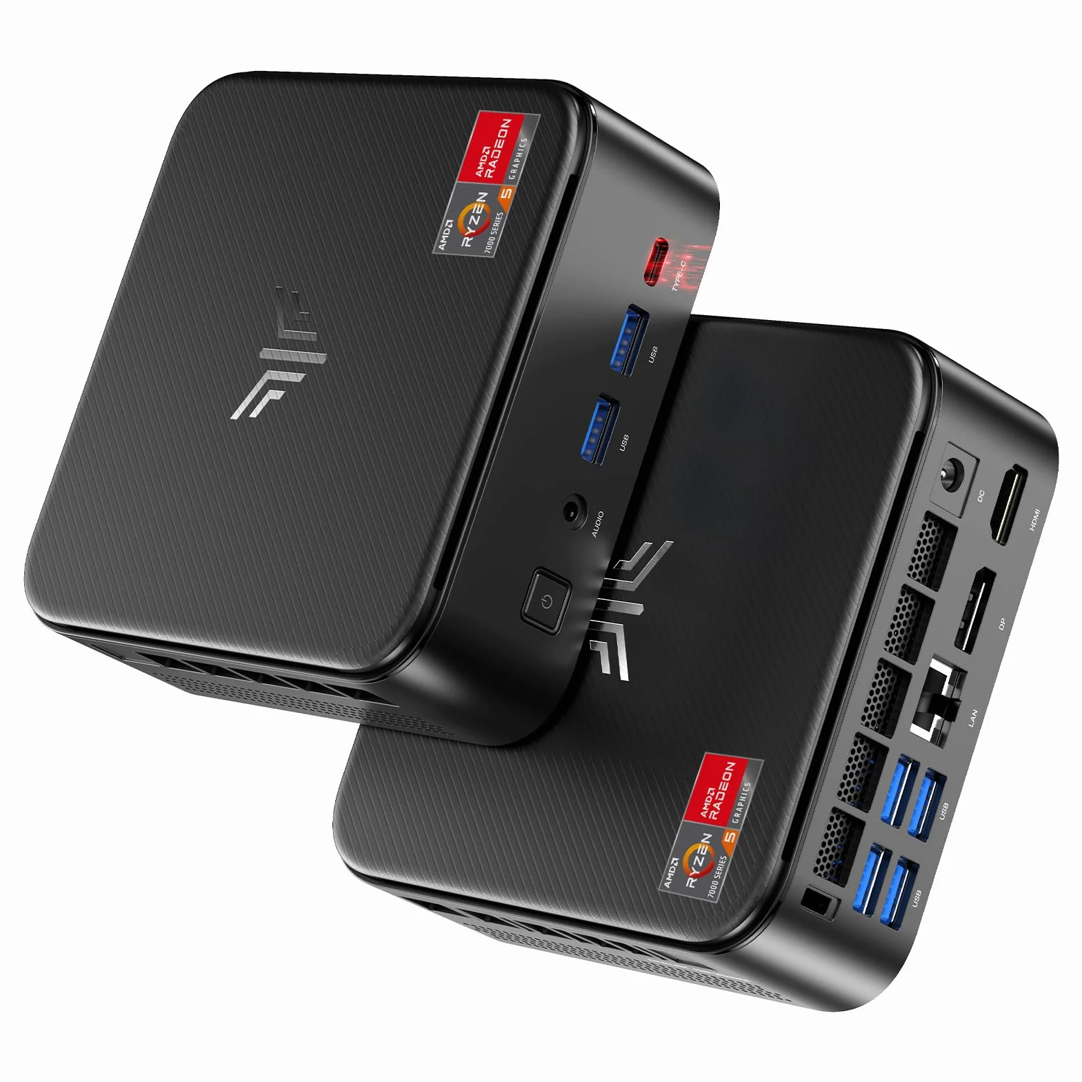 NiPoGi E3B Mini PC AMD Ryzen 5 7430U 16GB RAM 512GB SSD WiFi 6 BT 5.2 Triple 4K Display W-11 Pro