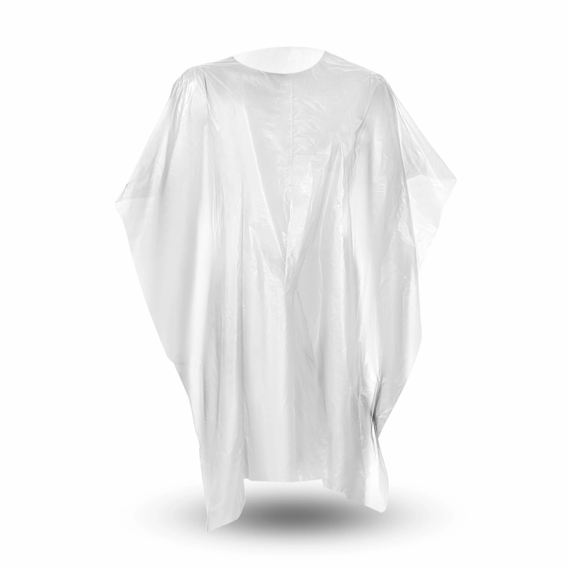MUNTRADE Packs de Capas Desechables Peluquería Polietileno Impermeable 84 x 110 cm