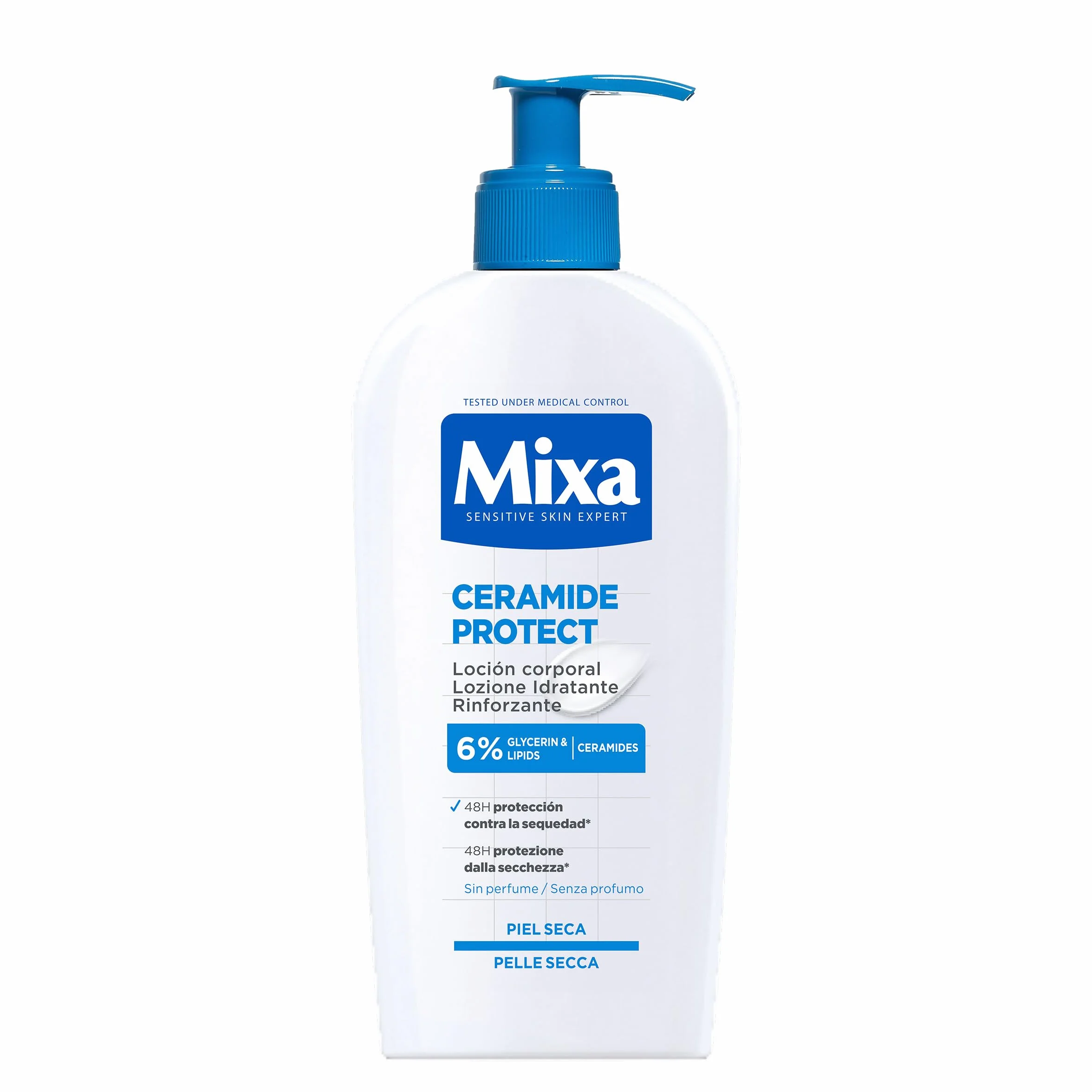 Mixa Loción Corporal Ceramide Protect 5% Glicerina + Escualeno + Ceramidas 400 ml