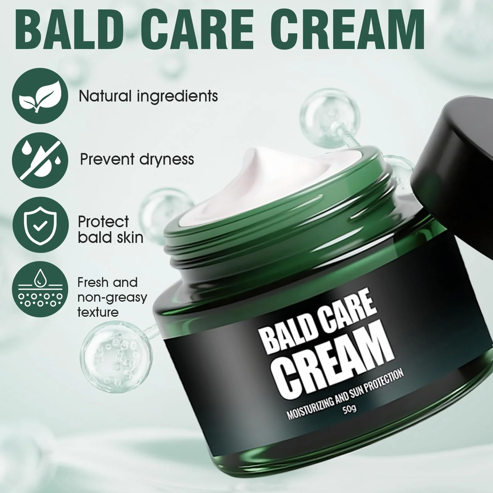 Crema Post Depilacion Protector Cuero Cabelludo Cuidado Calvicie Calma Alivia Piel Dañada Hidratante Nutritiva