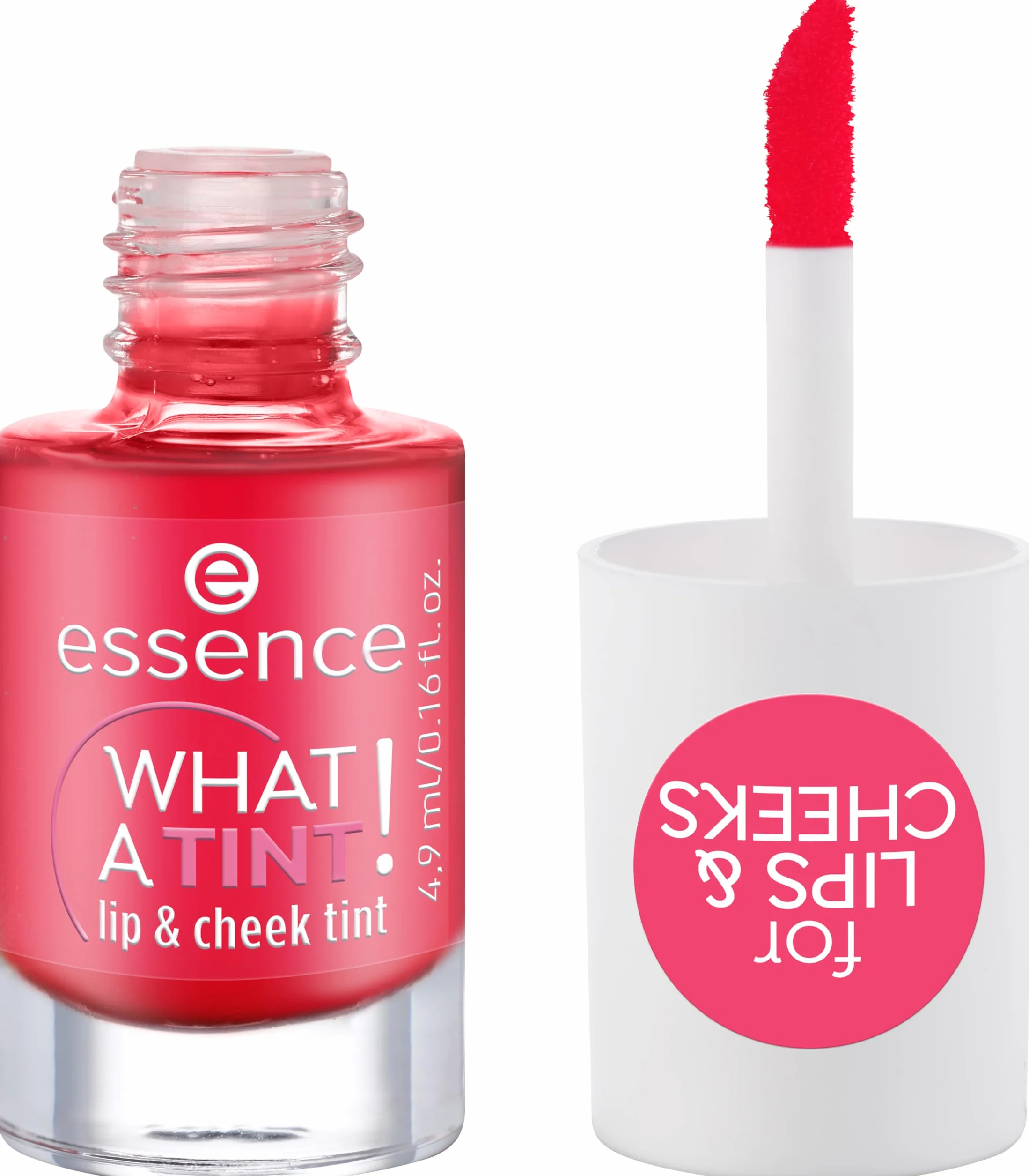 Essence WHAT A TINT! Tinte para labios y mejillas de larga duración 4.9ml
