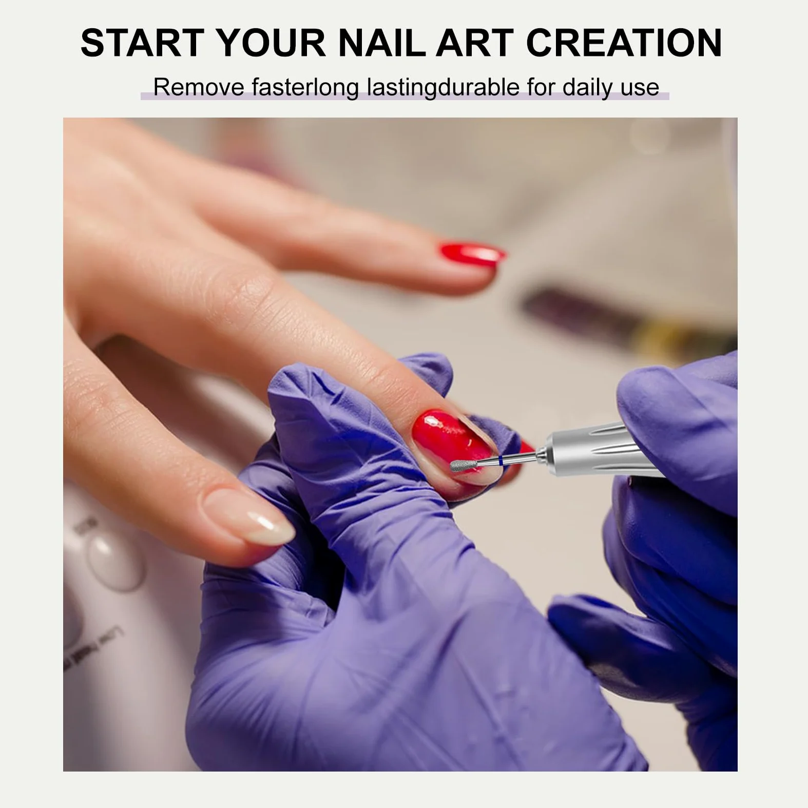Broca de uñas para limpiar cutículas, brocas de carburo de diamante de 3/32 pulgadas, seguridad profesional, manicura rusa para limpiar debajo de las uñas, para cutículas, piel muerta, salón
