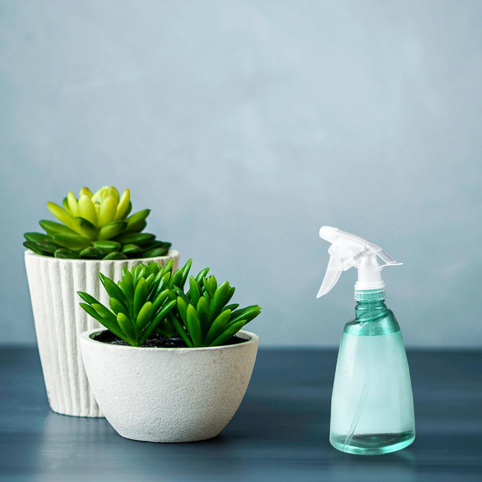 Gvolatee 3 Piezas Botella Pulverizador 500 ml, Plastico Gatillo Botellas de Spray Vacías Rellenable Transparente