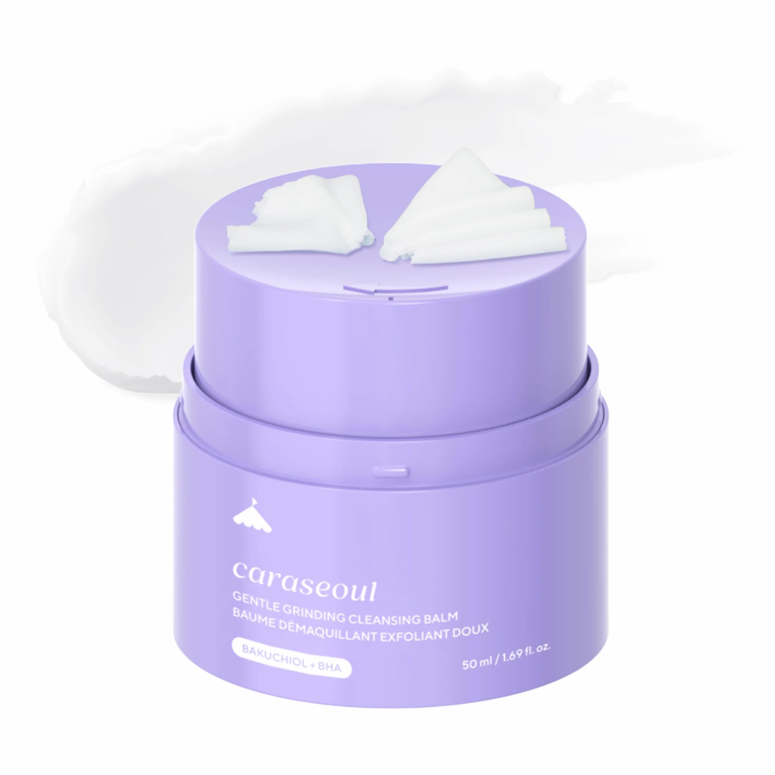 caraseoul Gentle Grinding Bálsamo Limpiador Desmaquillante Facial Waterproof BHA Ácido Salicílico Bakuchiol Skincare Coreano Vegano 50mL