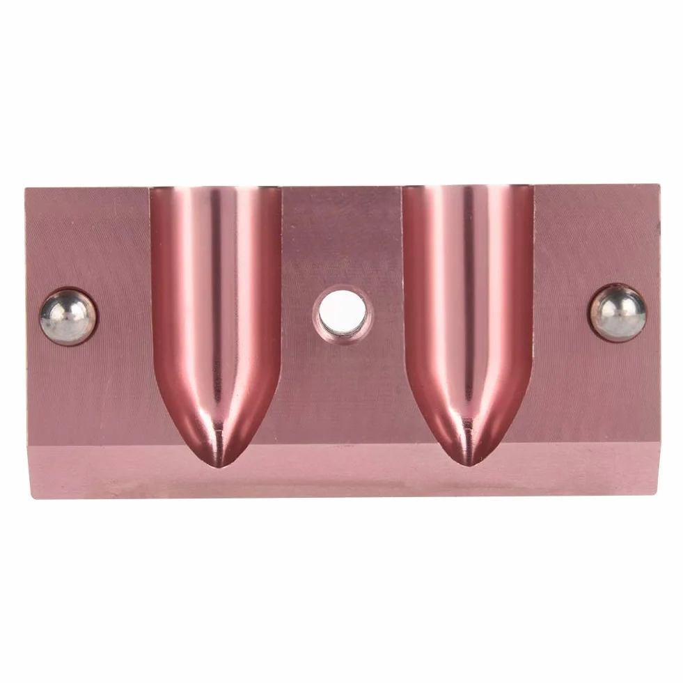 Kit de Herramientas para Hacer Bálsamo Labial y Pintalabios DIY, Molde de Aleación de Aluminio Oro Rosa