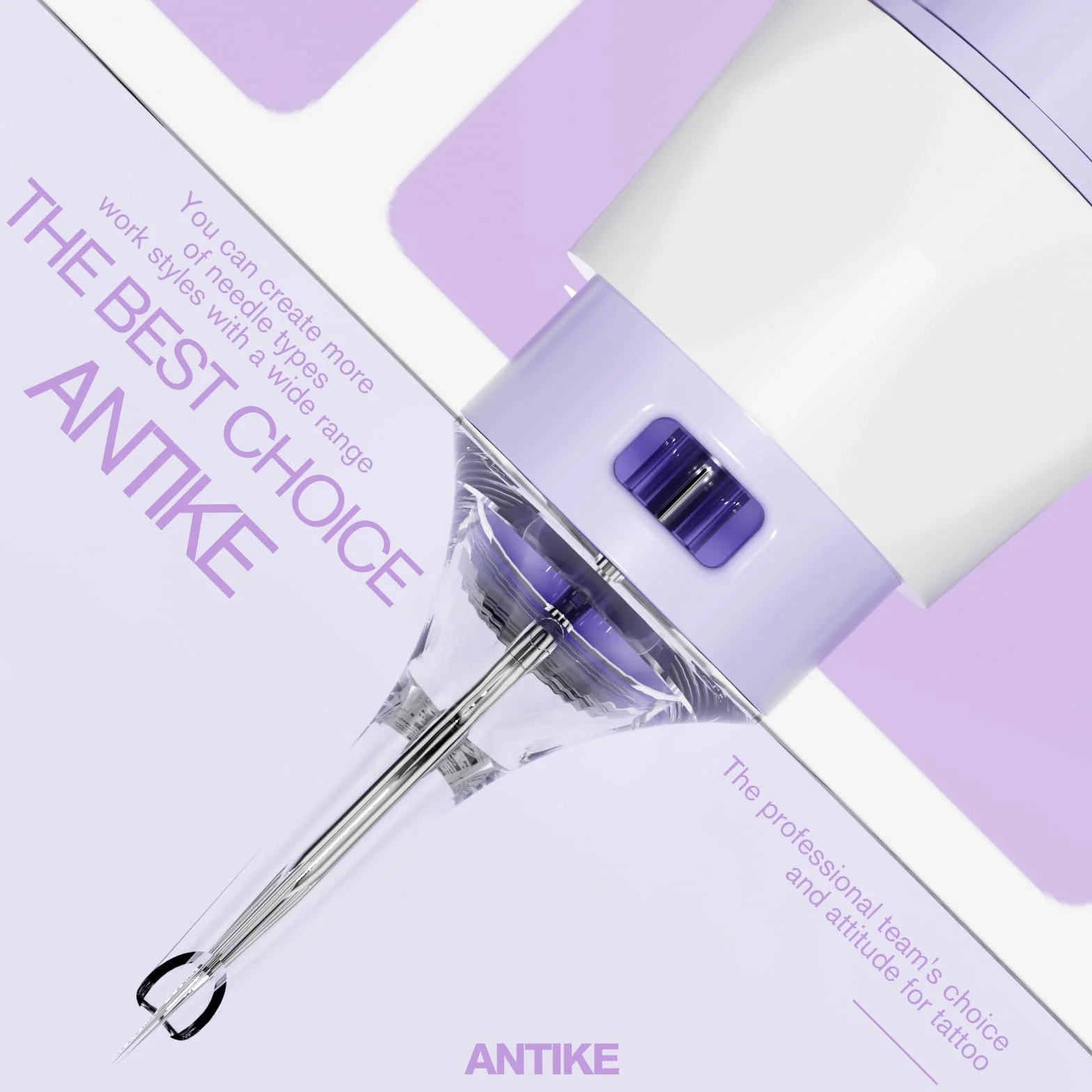 ANTIKE 20 Pcs Nubes Agujas de Tatuaje Cartucho con Mango de Silicona #12 (3RL) 0.35mm Estandar Round Liner X-Taper Tattoo Cartridge Needles EN11Q-FG-20-1203RL-X