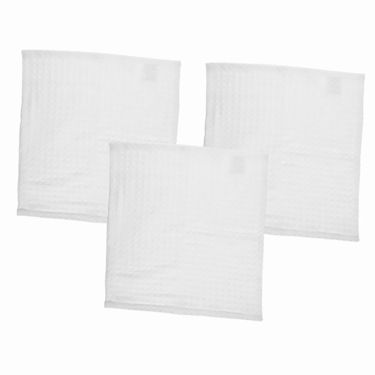 12piezas Toallas De Algodón Absorbentes para Rostro De Paños Faciales Cuadrados Desmaquillado y Limpieza Diaria
