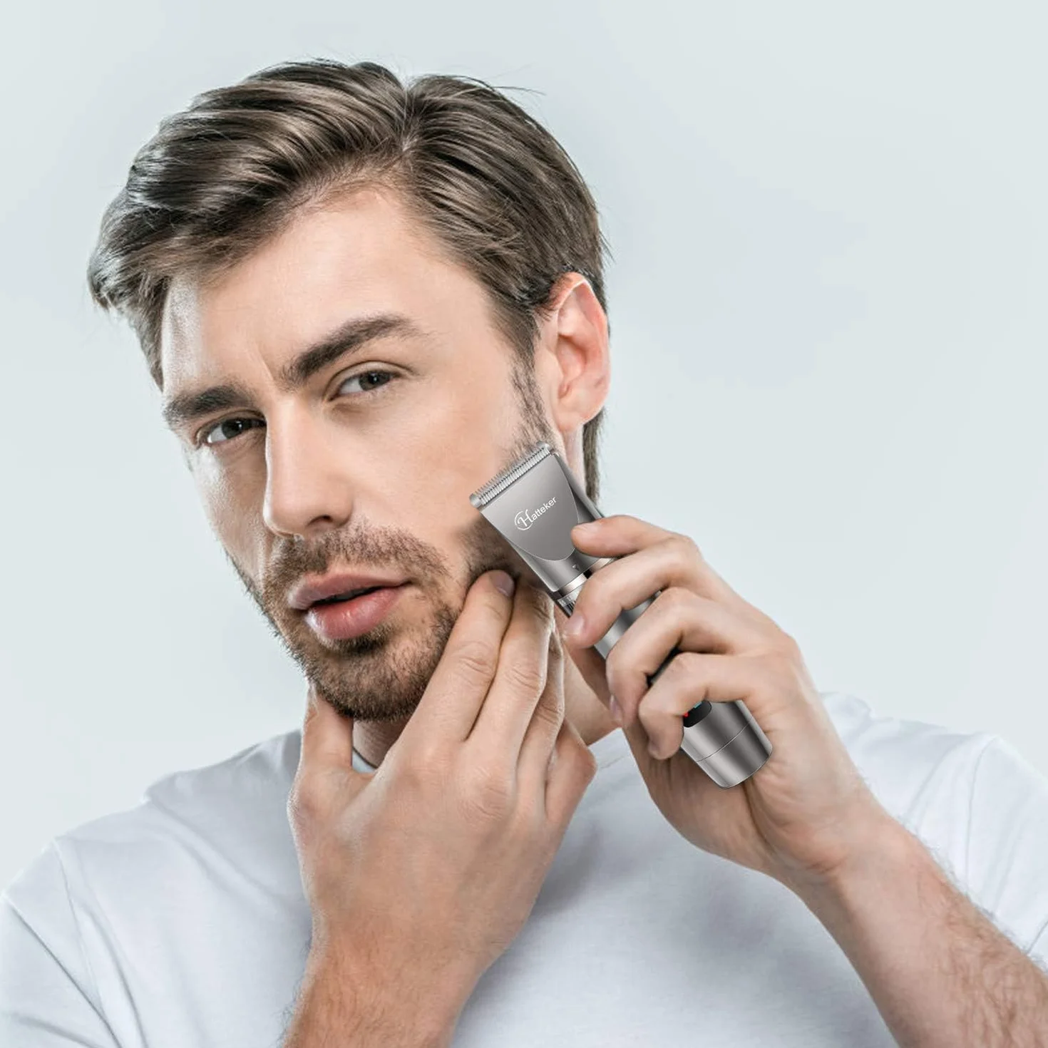 Hatteker Cortapelos Hombre Maquina Cortar Pelo Cortadora Barbero Electric Recortador Barba Waterproof