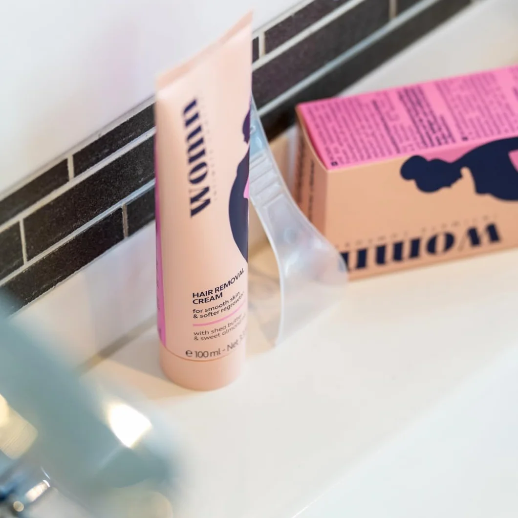 womn Crema Depilatoria Pack de 2 (2 x 100 ml) – Depilación suave para zona íntima y bikini – Sin cortes ni granitos
