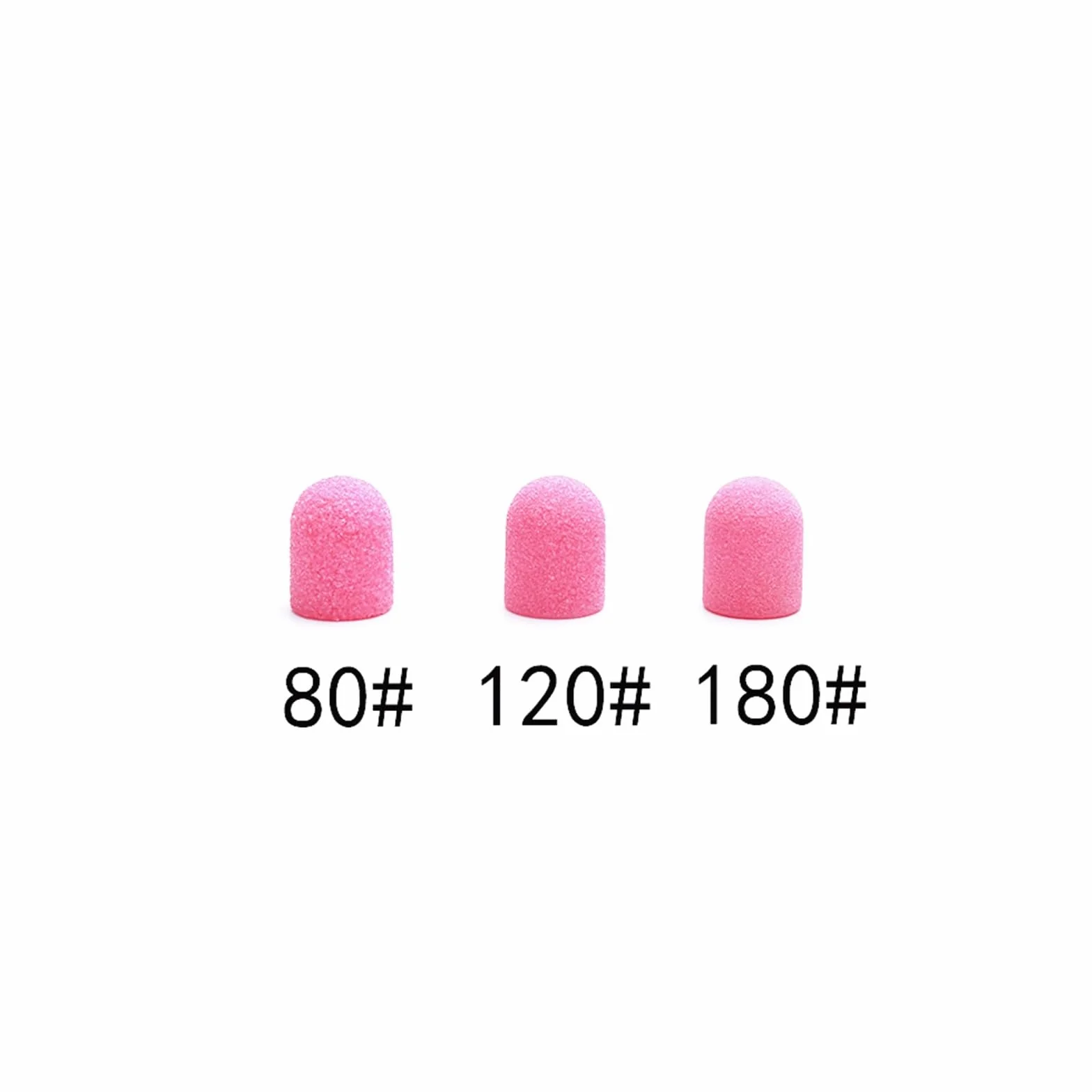 Fresas Torno Para UñAs 50 Uds. Brocas for uñas con mandril, pedicura, manicura, elimina la piel muerta, herramienta profesional de limpieza for el cuidado los pies para Manicura(13-19Pink180)