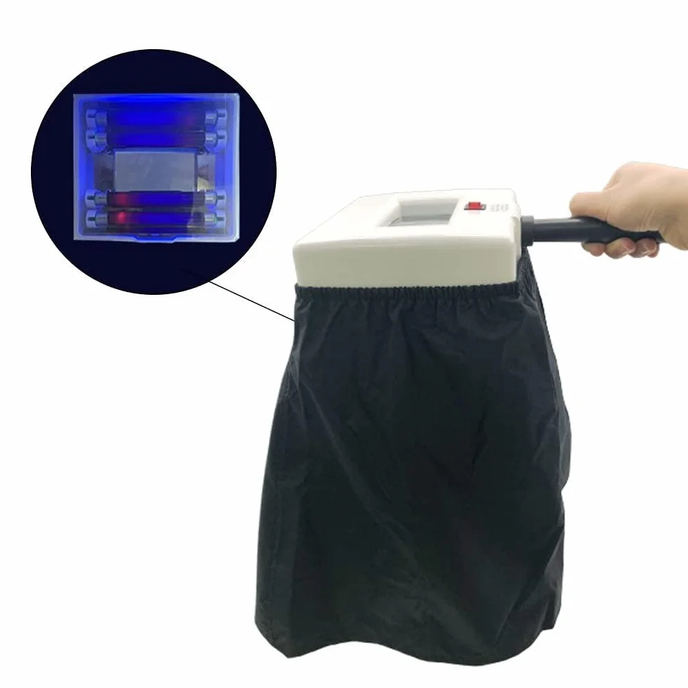 Woods Lamp Analizador de piel, analizador de aumento profesional Detector de piel Prueba de belleza Cuidado facial SPA Máquina de salón en casa, se puede probar fácilmente en casa