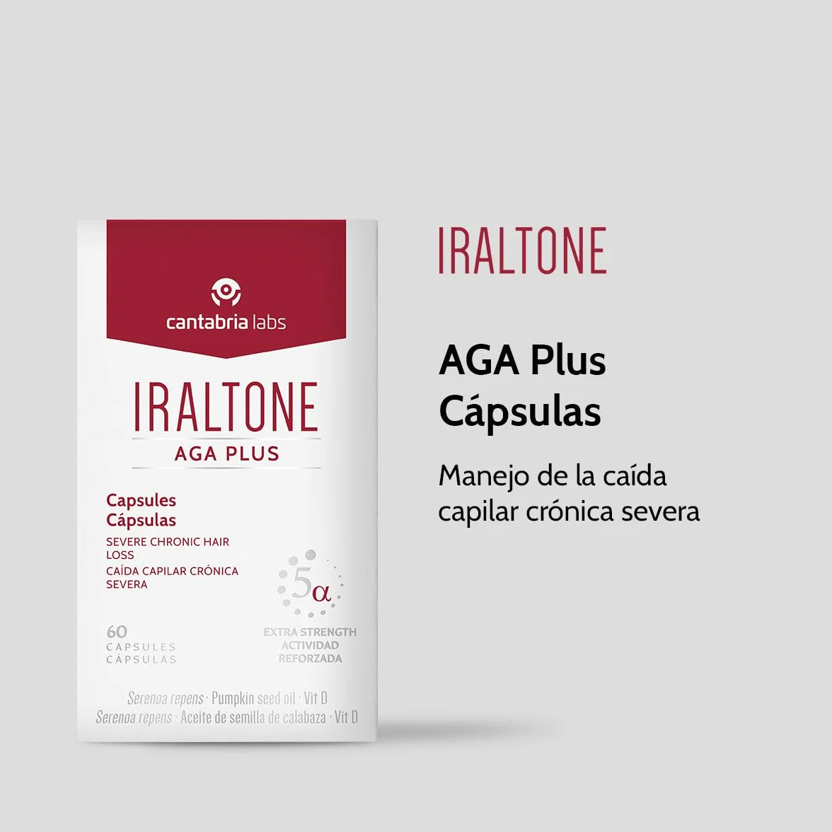 Cantabria Labs Iraltone AGA Plus 60 Cápsulas Caída Capilar